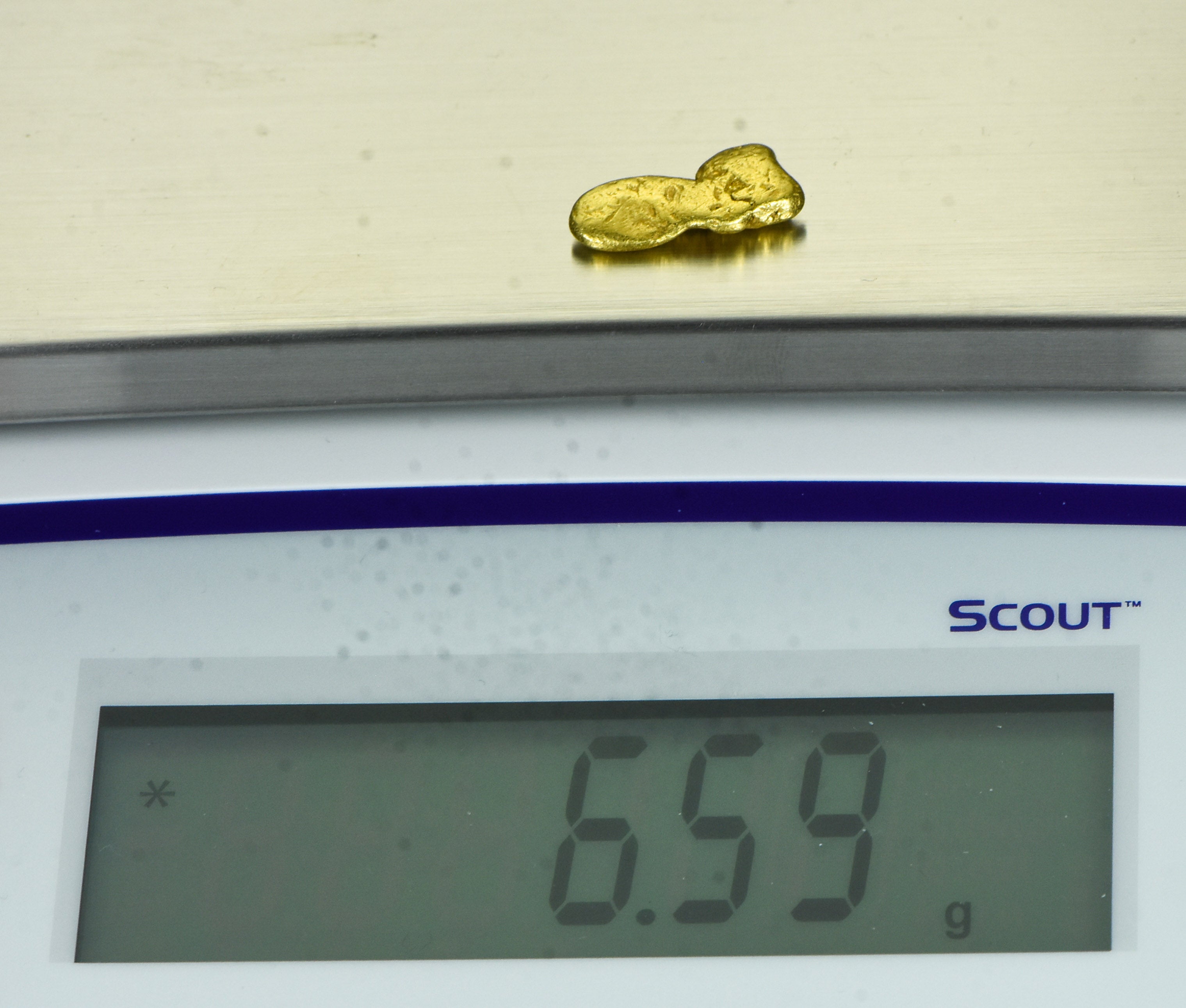 #377 Alaskan BC Natural Gold Nugget 6.59 Grams Genuine