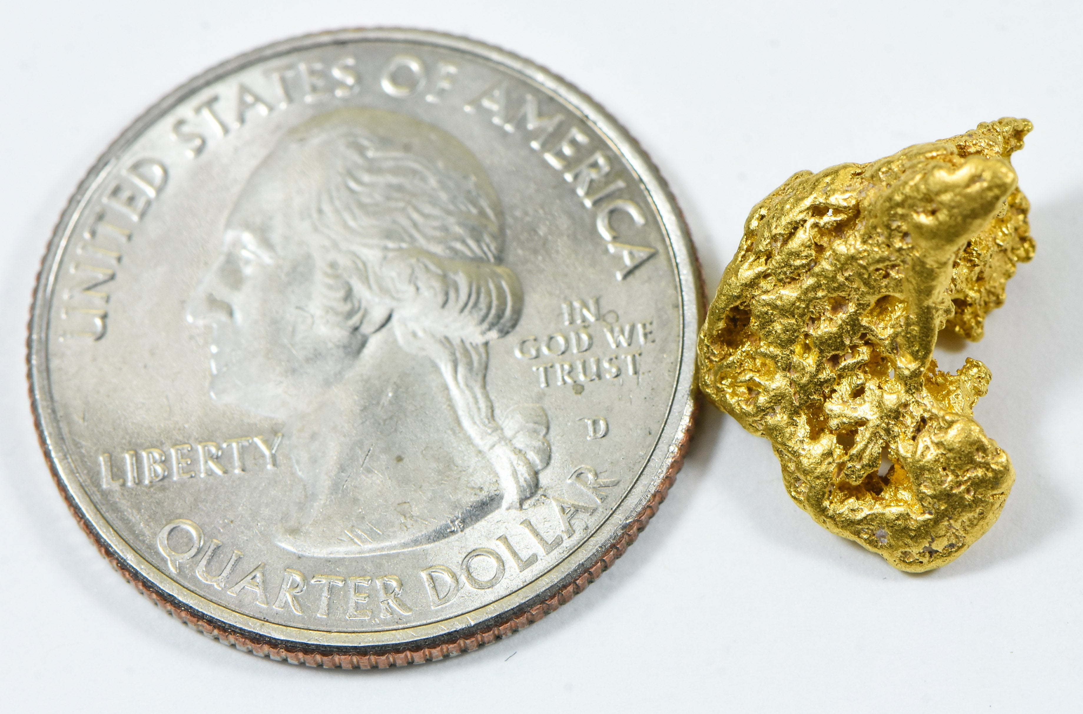 #957 Natural Gold Nugget Australian 4.24 Grams Genuine