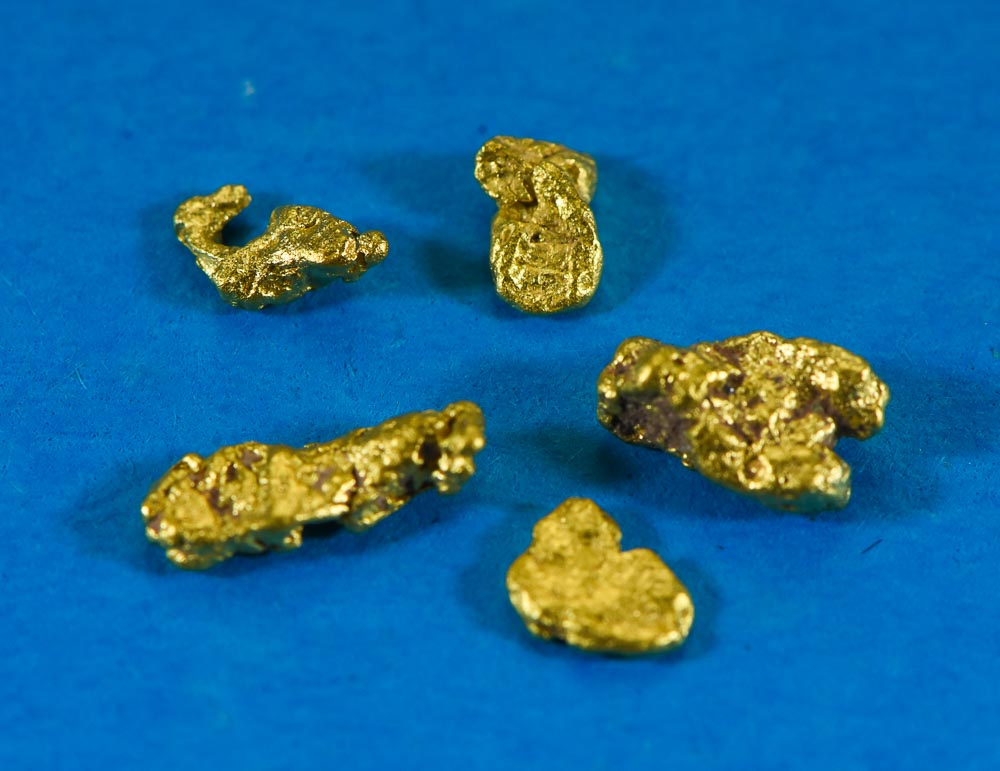 Sonora Gold Nuggets 1 Gram of #12 Mesh Gold Authentic Natural