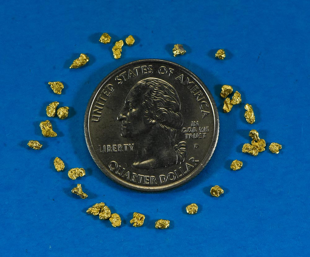 Sonora Gold Nuggets 1 Gram of #14 Mesh Gold Authentic Natural