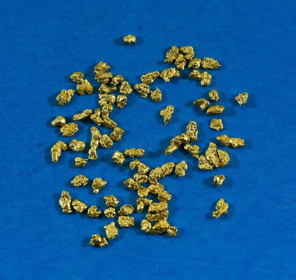 Sonora Gold Nuggets 1 Gram of #18 Mesh Gold Authentic Natural