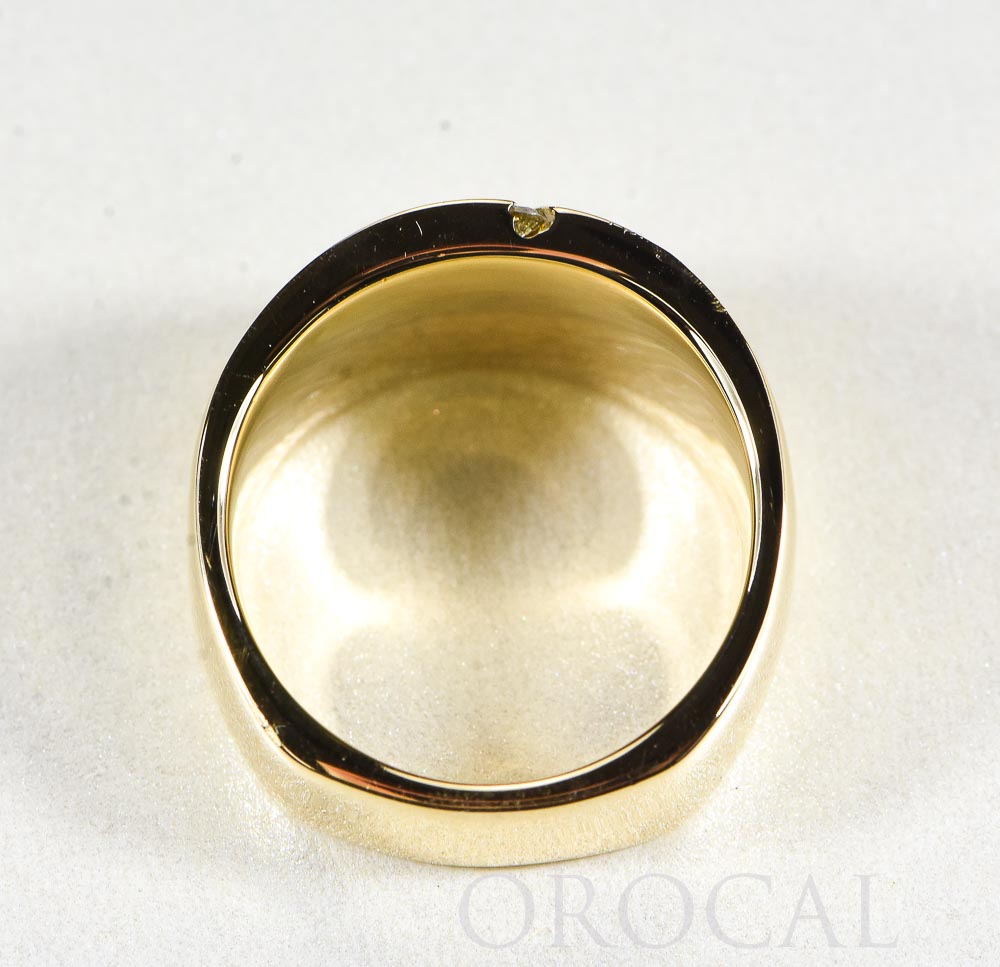Gold Quartz Ladies Ring "Orocal" RLDL58D15NQ Genuine Hand Crafted Jewelry - 14K Gold Casting