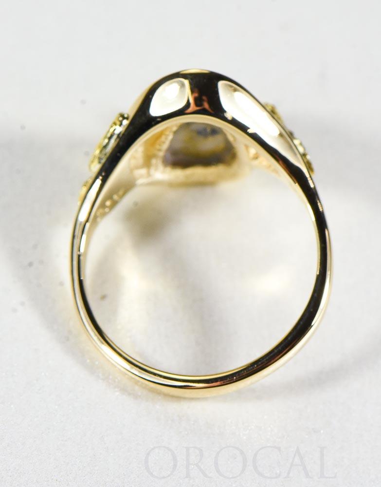 Gold Quartz Ladies Ring "Orocal" RL549OLQ Genuine Hand Crafted Jewelry - 14K Gold Casting