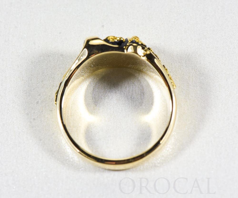 Gold Nugget Ladies Ring "Orocal" RL487 Genuine Hand Crafted Jewelry - 14K Casting