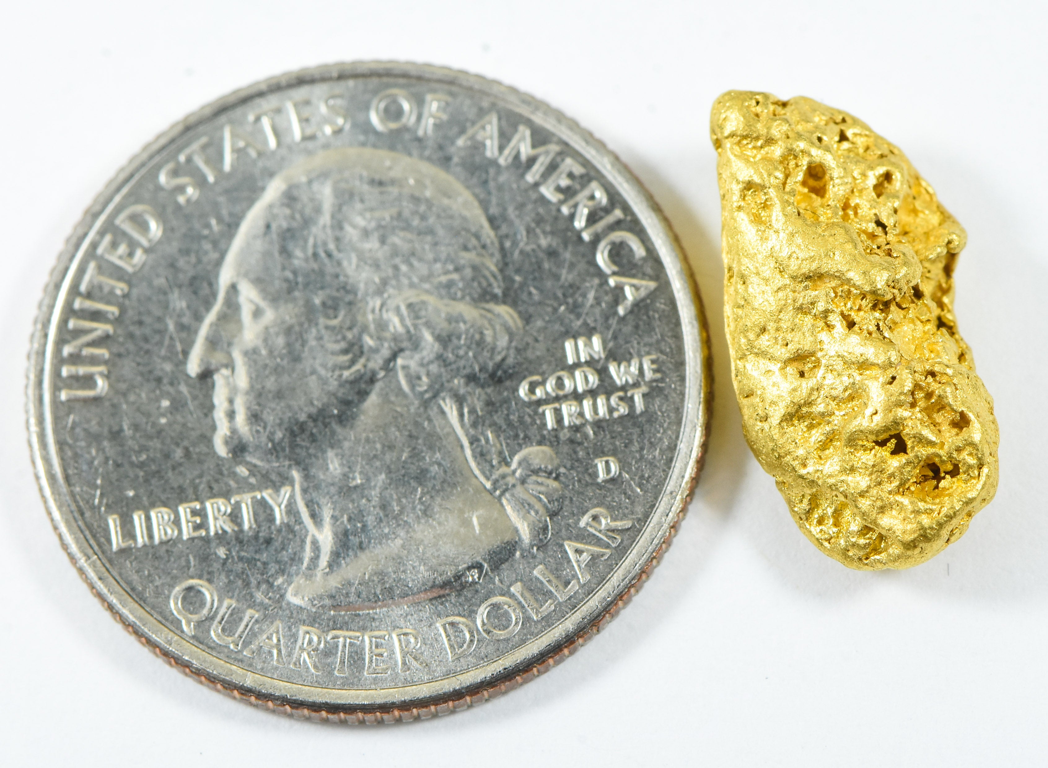 #1129 Natural Gold Nugget Australian 5.86 Grams Genuine