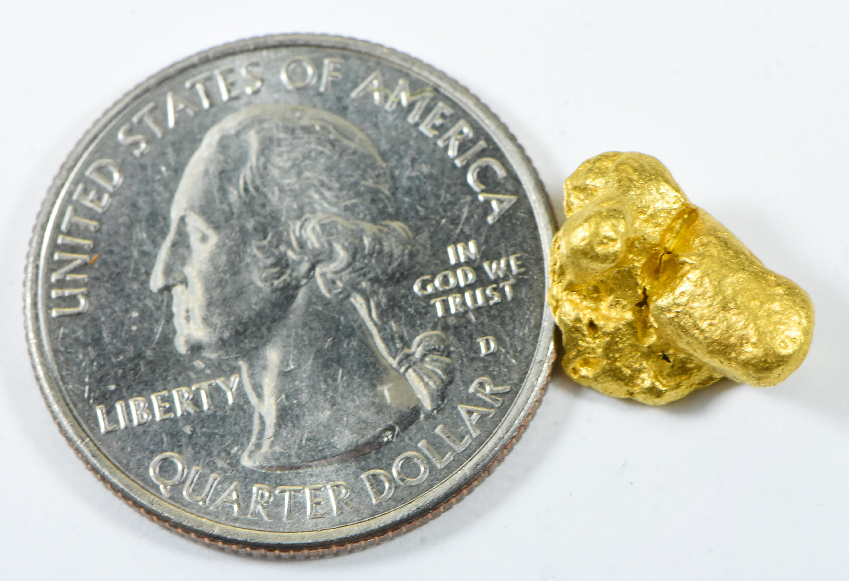 #1074 Natural Gold Nugget Australian 4.21 Grams Genuine