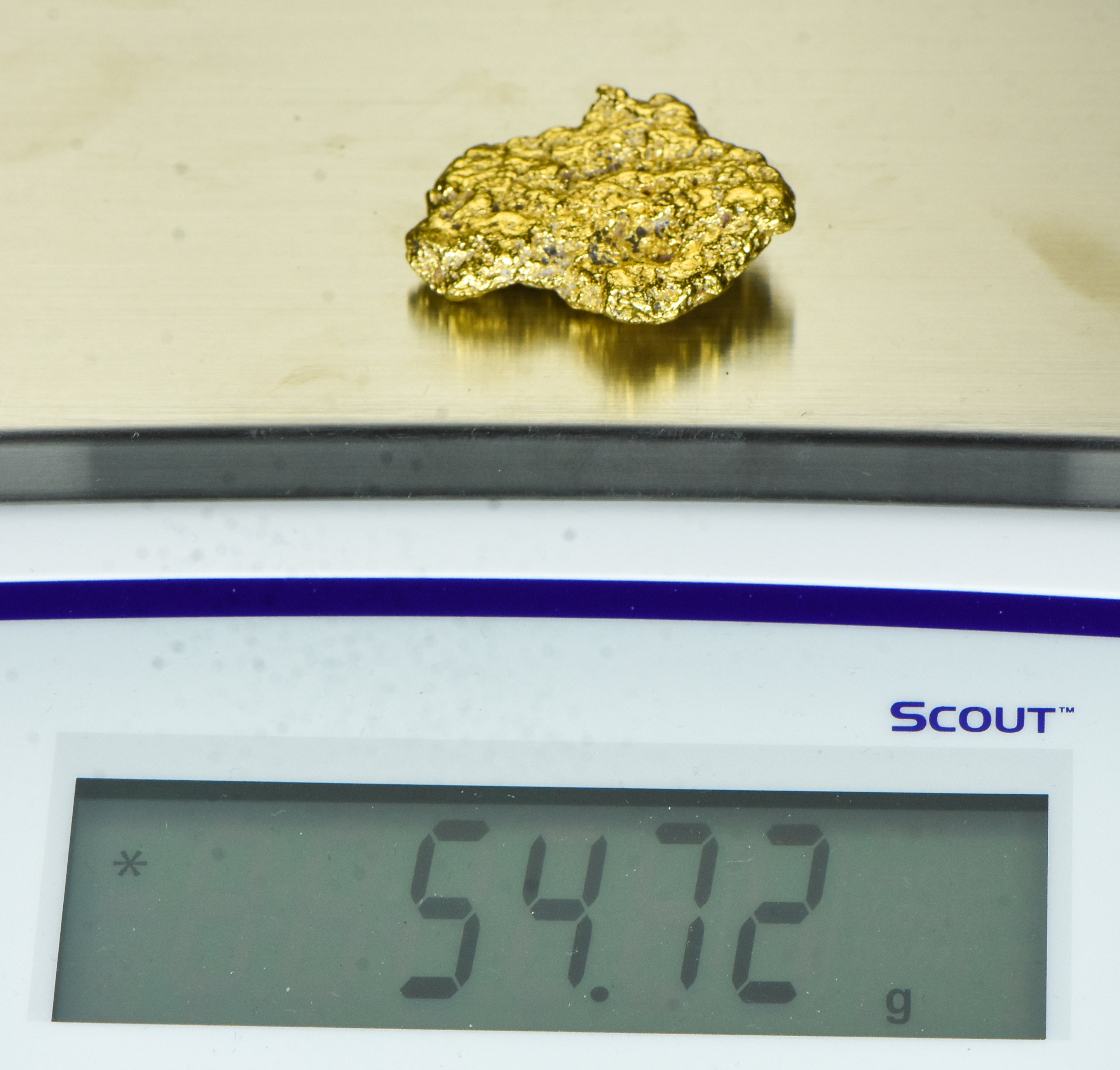 Sonora Mexico Natural Gold Nugget 54.72 Grams Genuine - 1.76 Troy Ounces