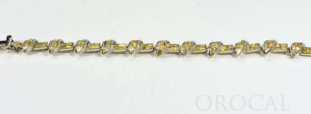 Gold Nugget Bracelet "Orocal" BJ1000N Genuine Hand Crafted Jewelry - 14K Gold Casting