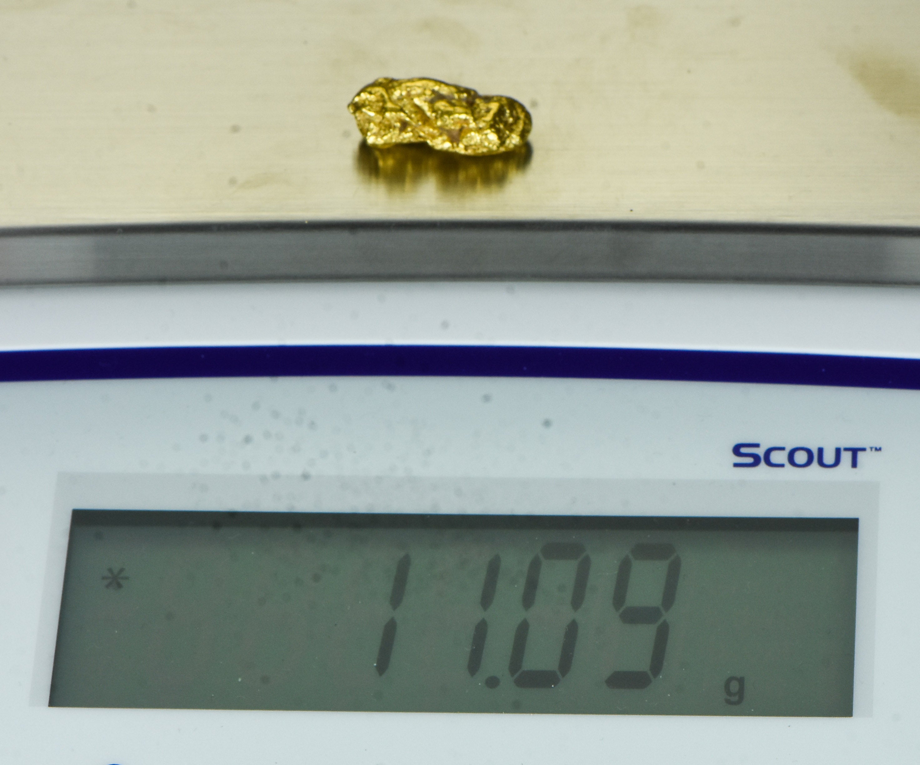 #116 Sonora Mexico Natural Gold Nugget 11.09 Grams Genuine