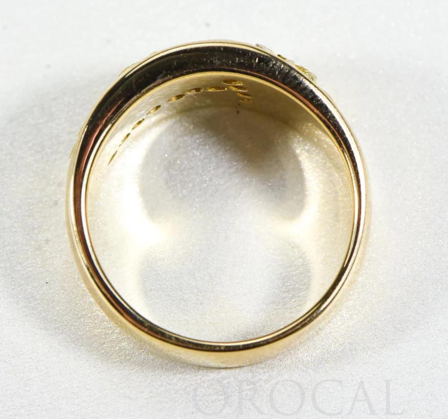 Gold Nugget Ladies Ring "Orocal" RL1114D22N Genuine Hand Crafted Jewelry - 14K Casting