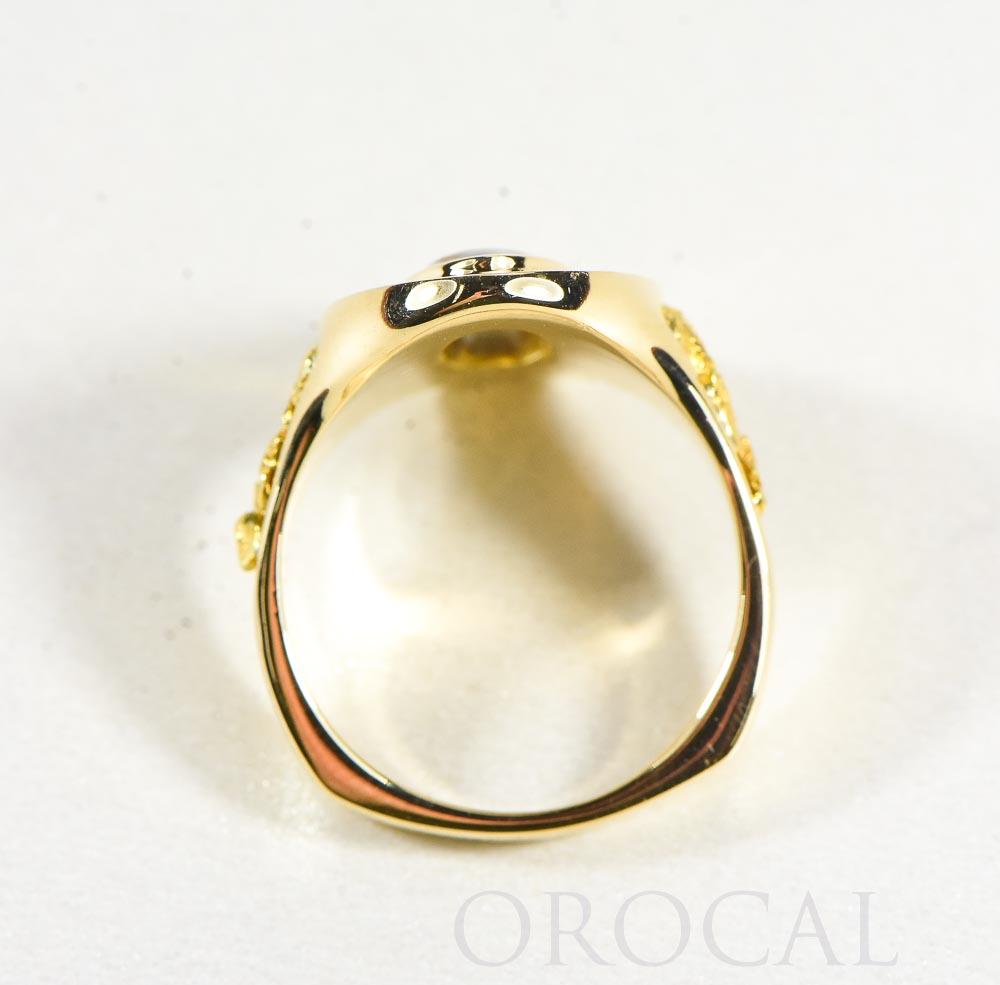 Gold Quartz Ladies Ring "Orocal" RL1049DQ Genuine Hand Crafted Jewelry - 14K Gold Casting