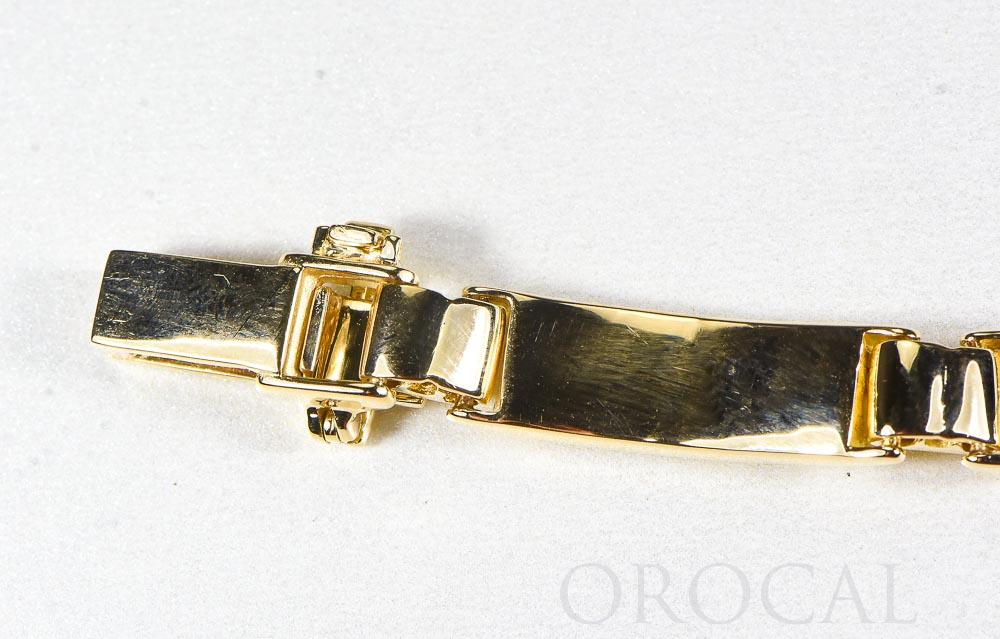 Gold Quartz Bracelet "Orocal" B8MMNQ6L Genuine Hand Crafted Jewelry - 14K Gold Casting