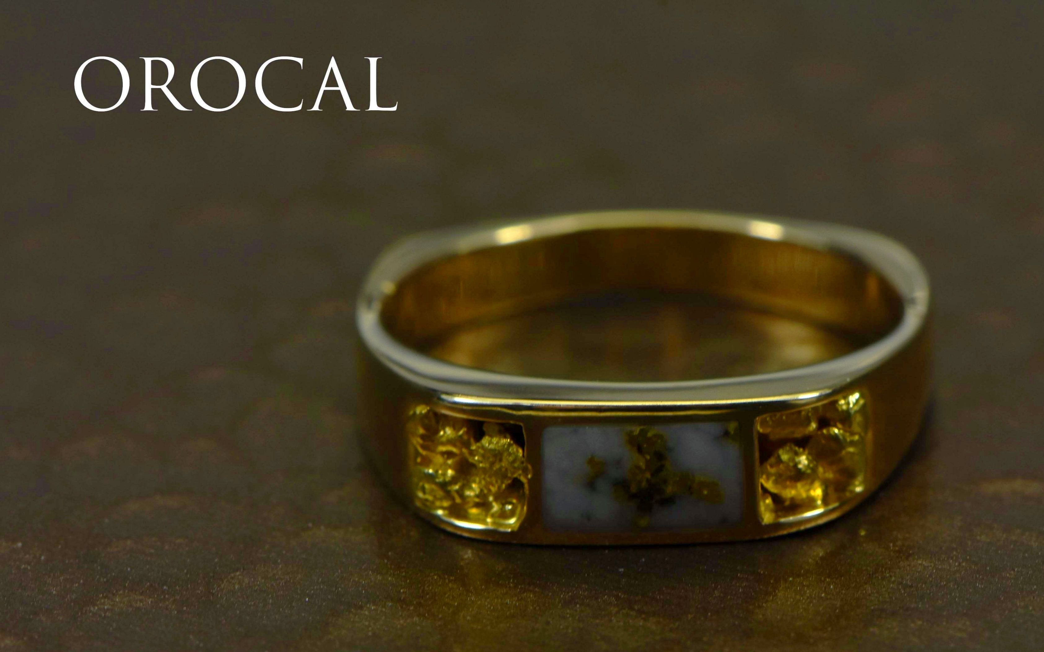 Gold Quartz Ring "Orocal" RM656NQ Genuine Hand Crafted Jewelry - 14K Gold Casting