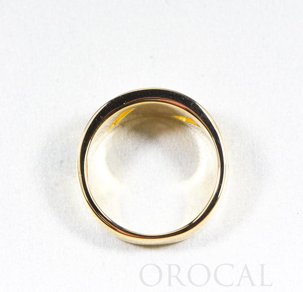 Gold Quartz Ring "Orocal" RL968D18NQ Genuine Hand Crafted Jewelry - 14K Gold Casting