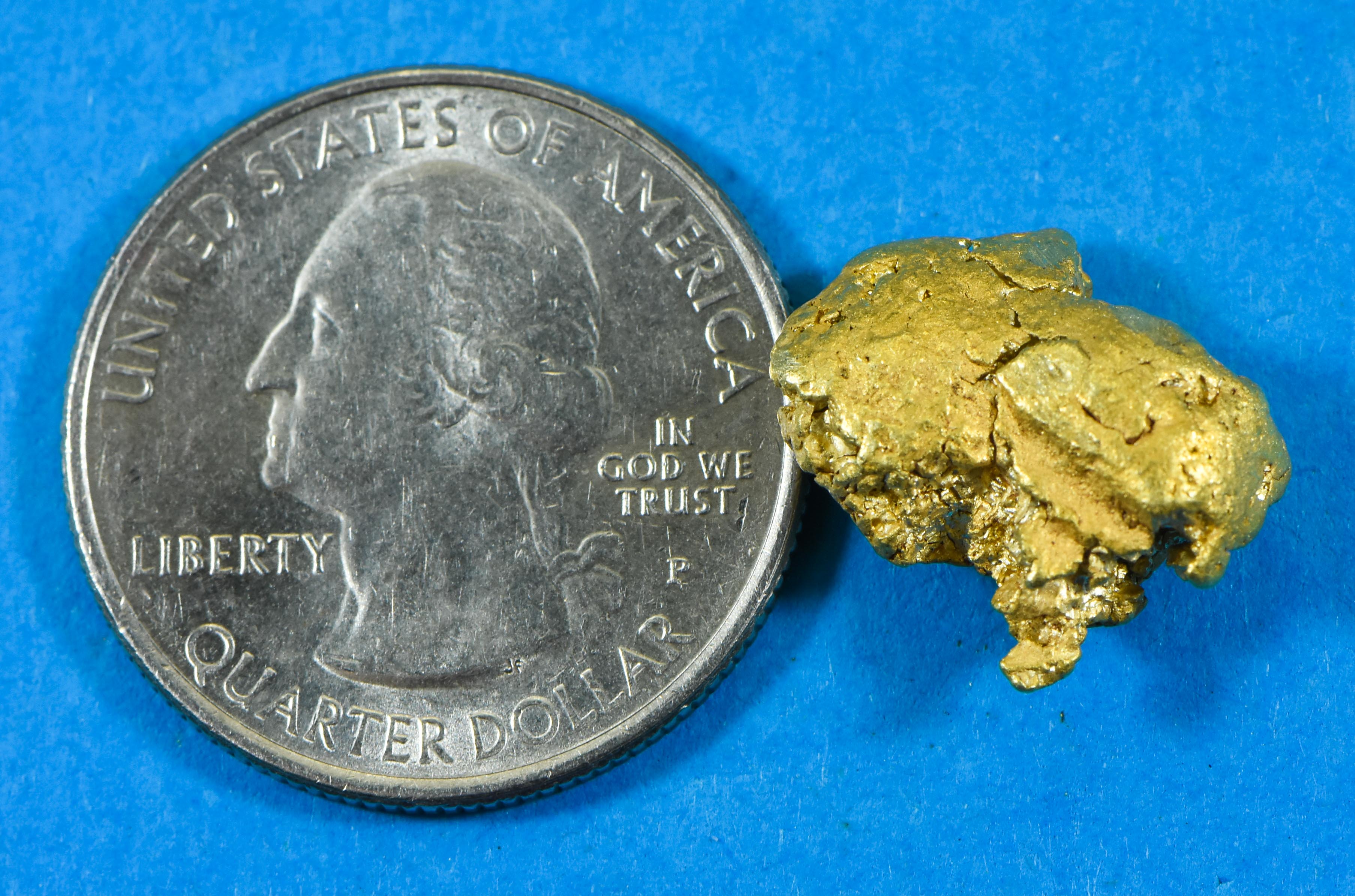 #520 Alaskan BC Natural Gold Nugget 7.82 Grams Genuine
