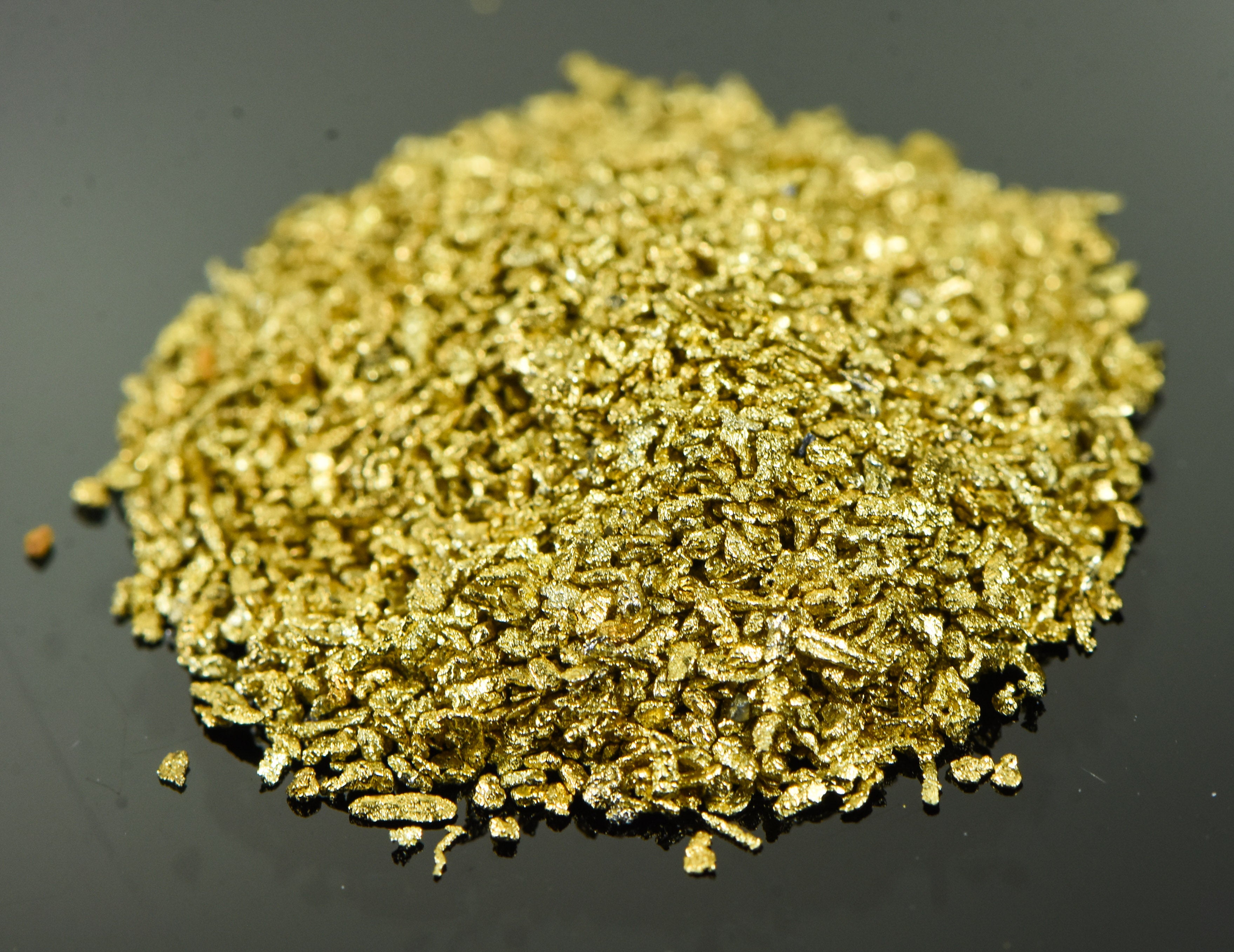 Alaskan Yukon Gold Rush Nuggets #30 Mesh 10 Grams of Super Small Fines
