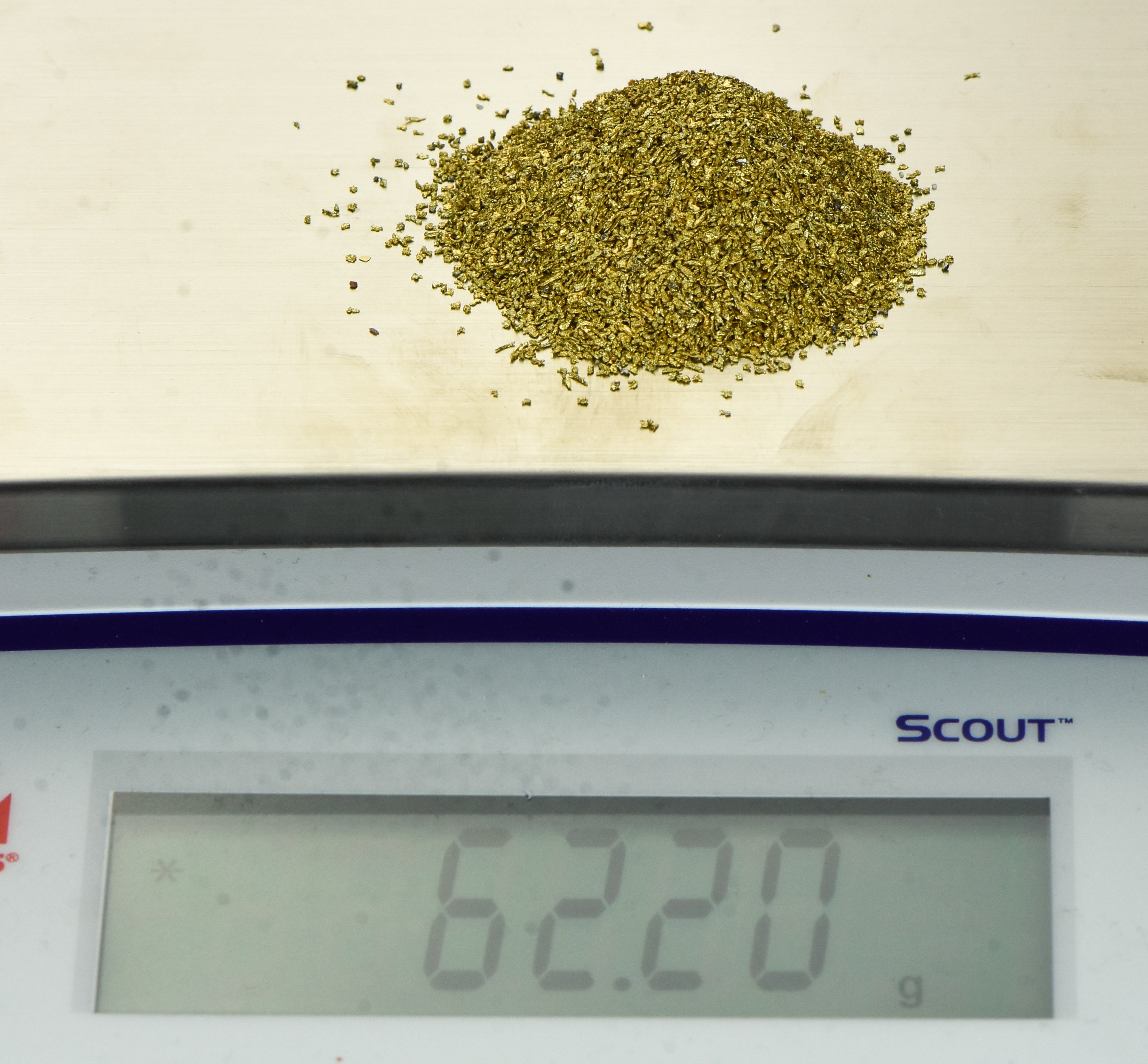 Alaskan Yukon Gold Rush Nuggets #30 Mesh 2 Troy Oz 62.2 Grams 40 DWT