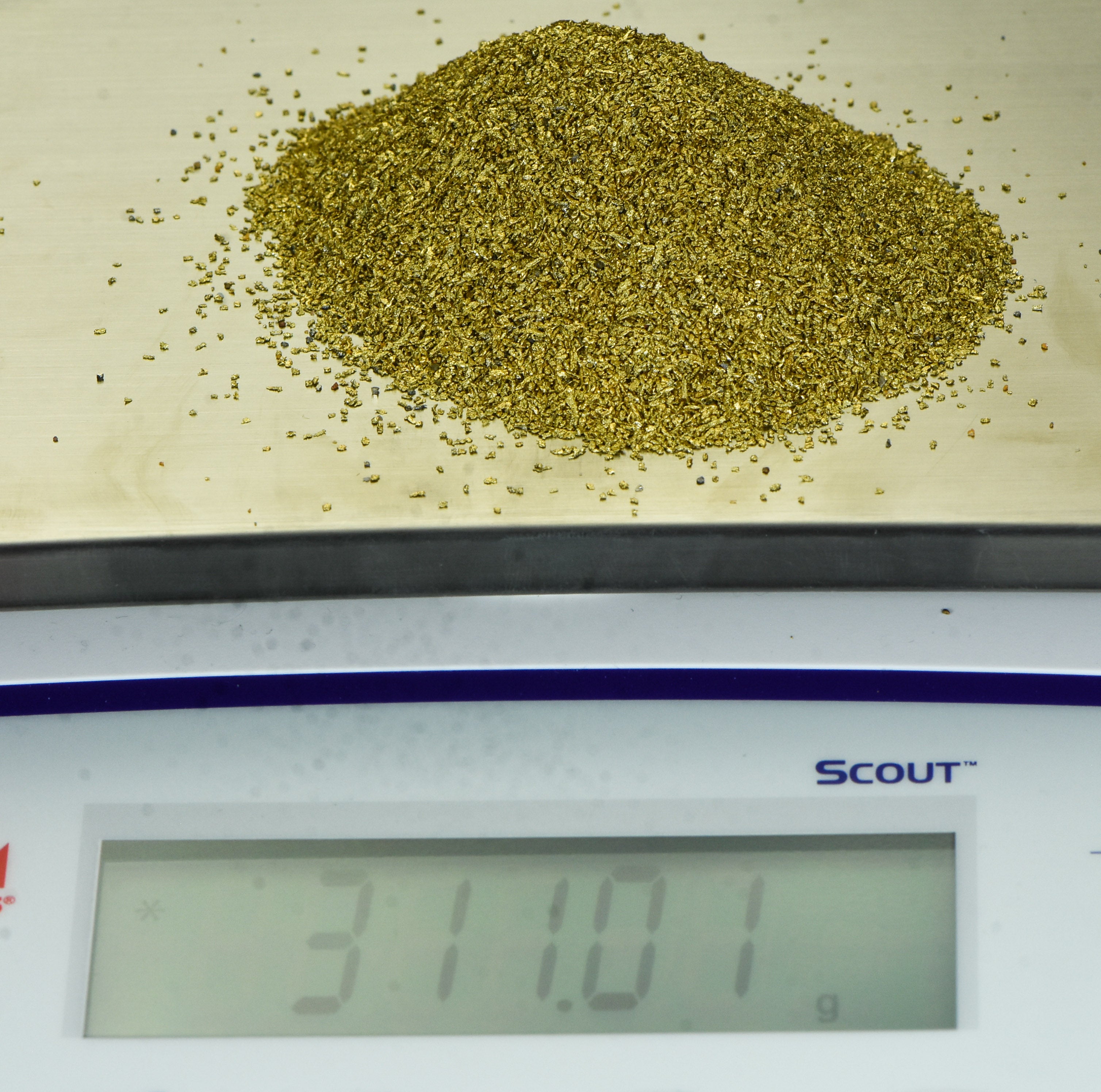 Alaskan Yukon Gold Rush Nuggets #30 Mesh 10 Troy Oz 311 Grams or 200 DWT