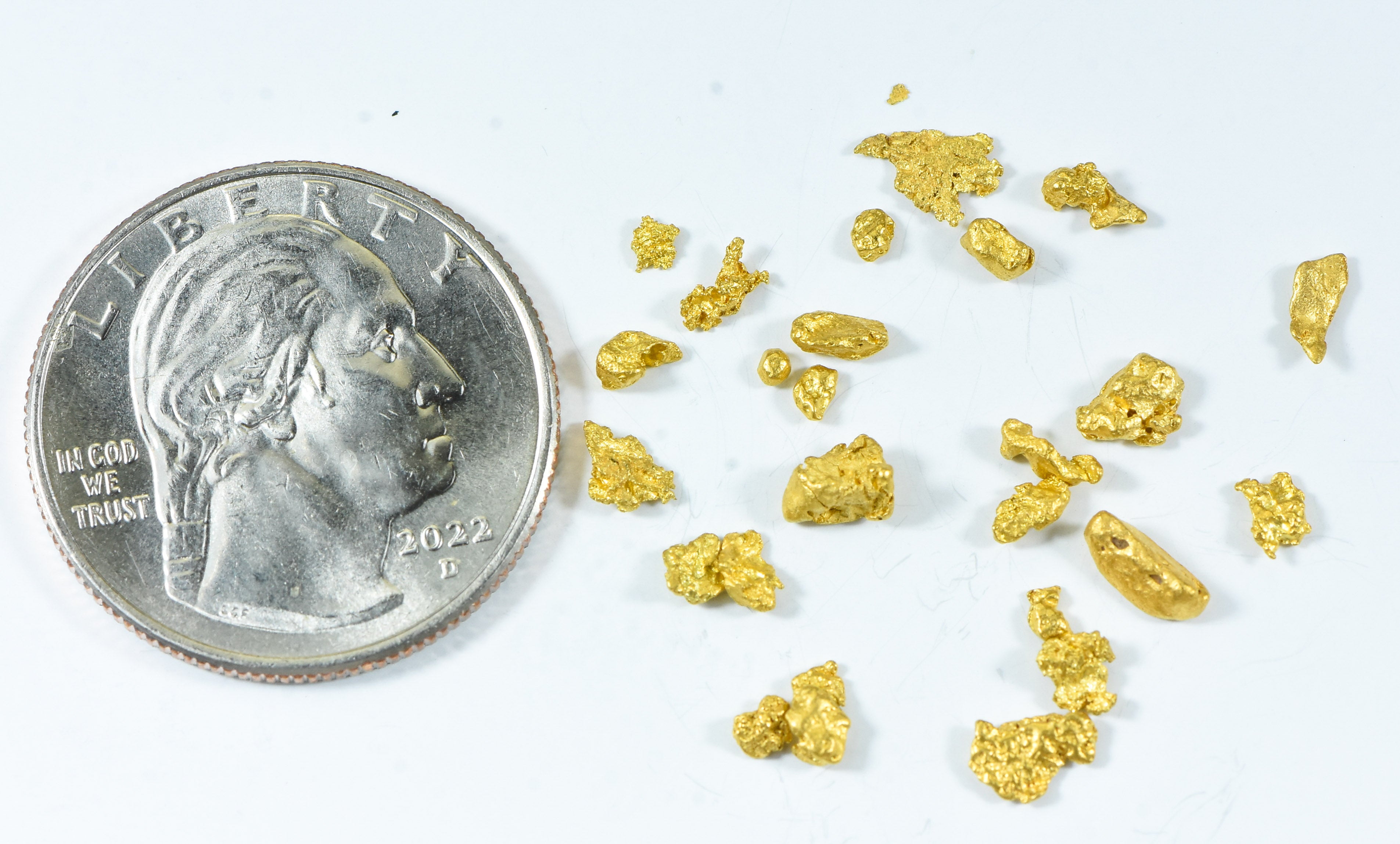 3 Grams Mixed Lot Natural Gold Nugget Australian #14-8 Mesh