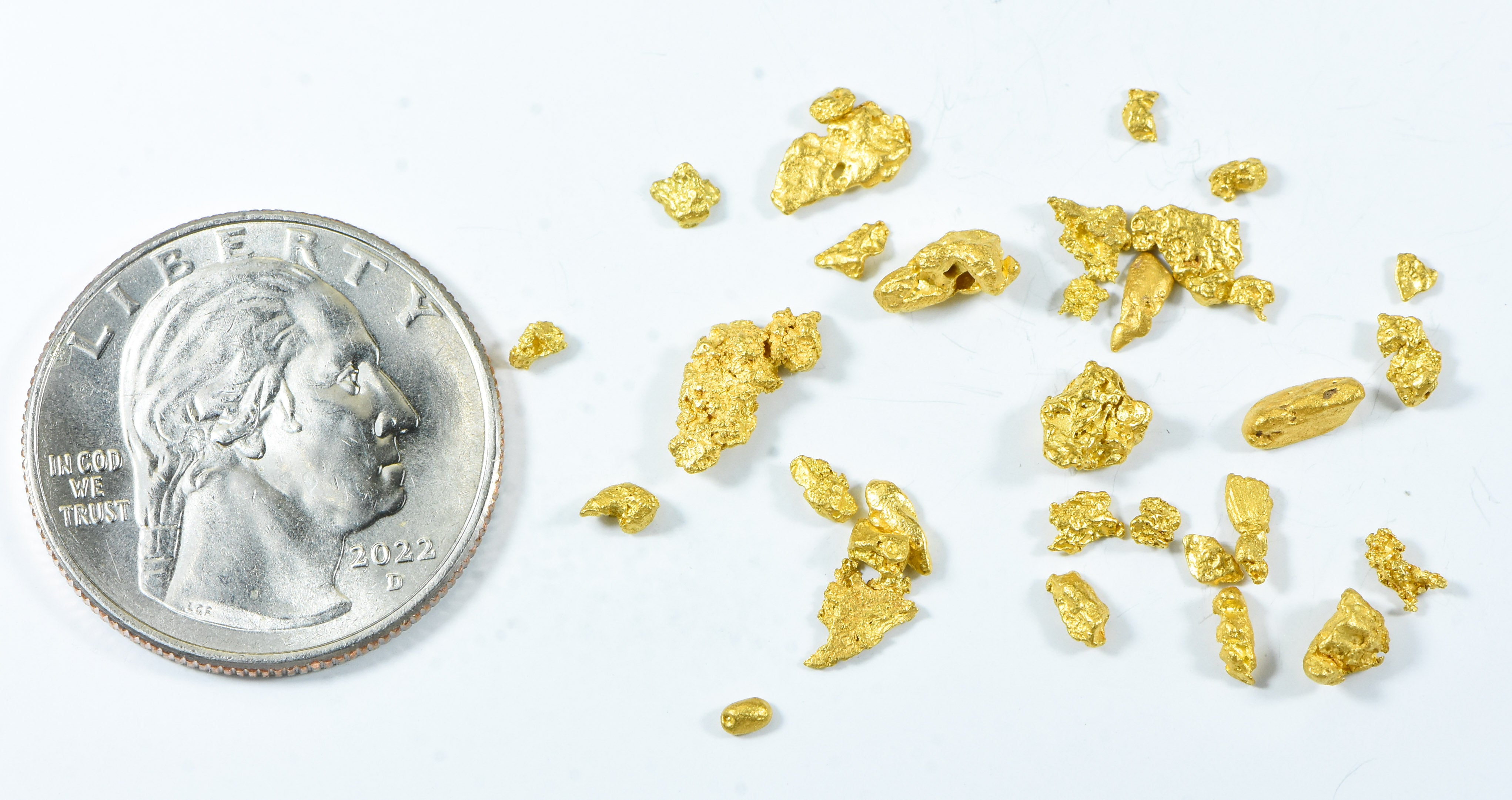 5 Gram Mixed Lot Natural Gold Nugget Australian #10-6 Mesh