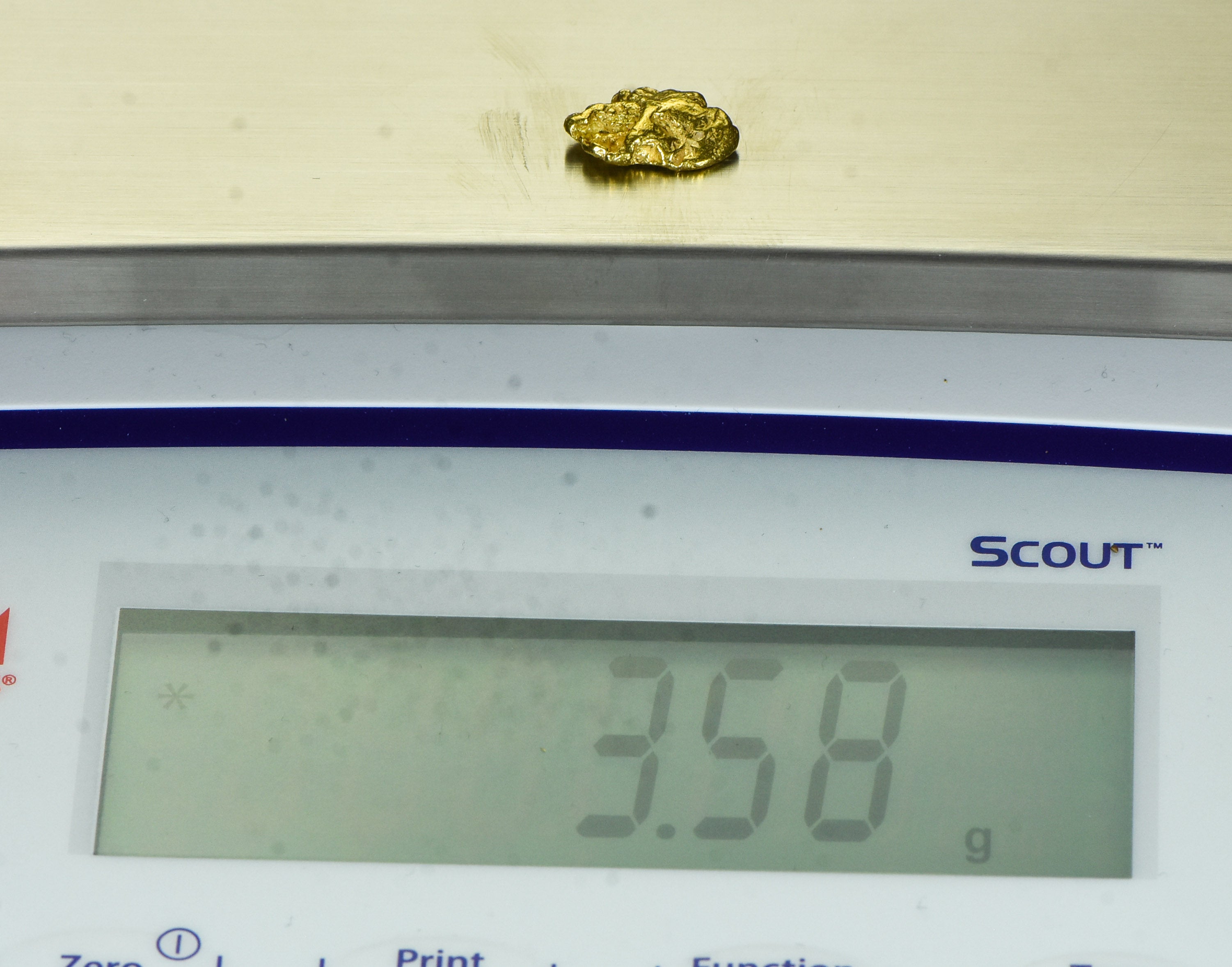 #256 Alaskan BC Natural Gold Nugget 3.58 Grams Genuine