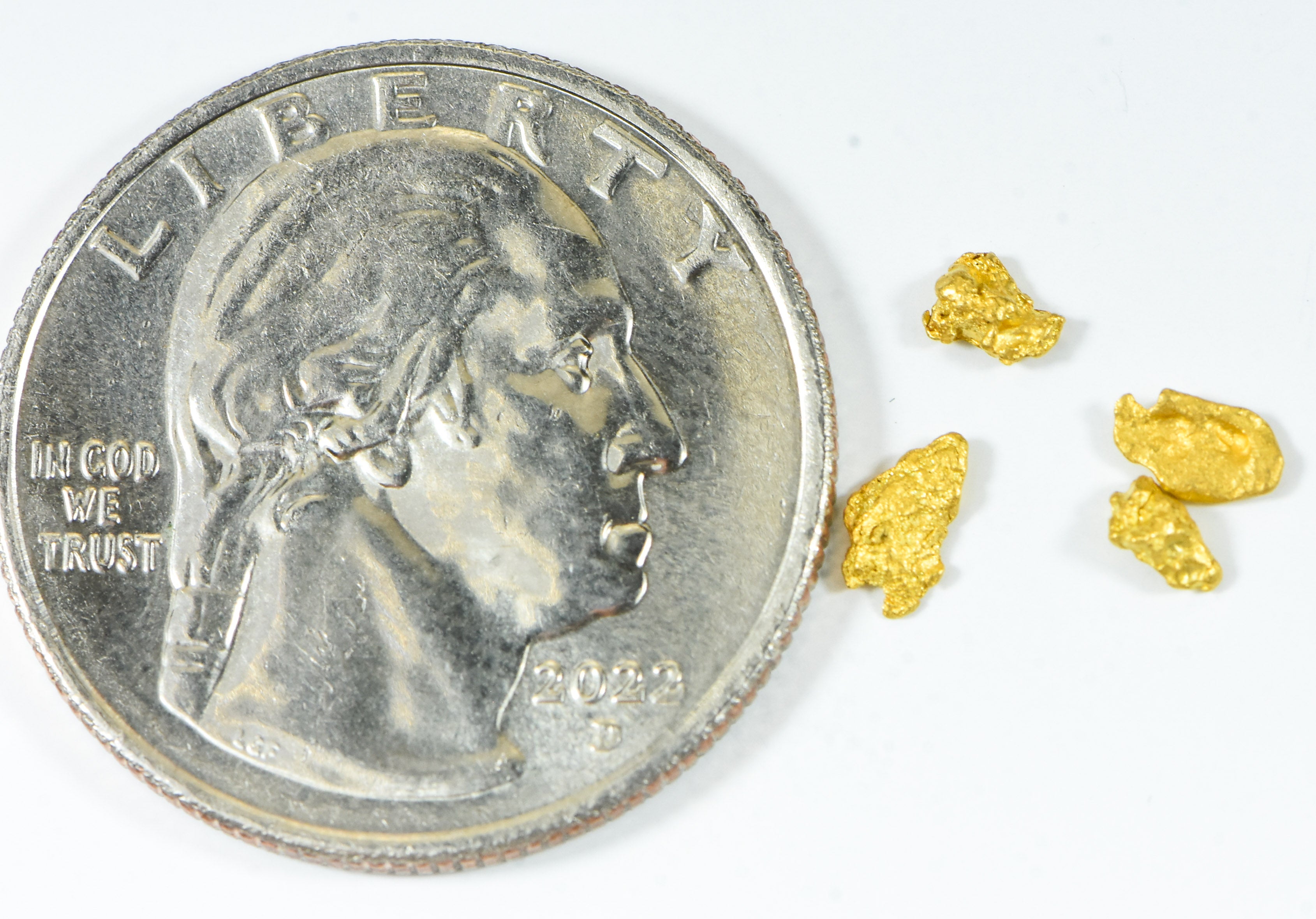 Natural Gold Nugget Australian .10 Gram Genuine