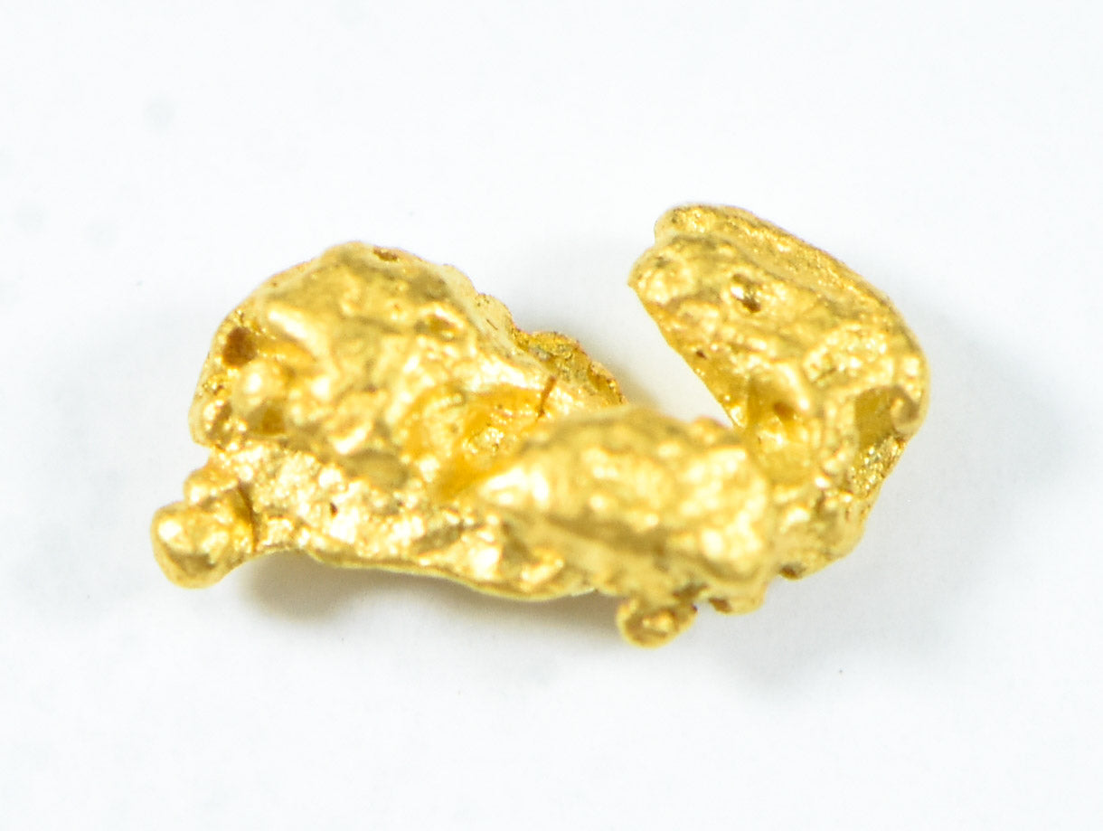 Natural Gold Nugget Australian .13 Gram Genuine