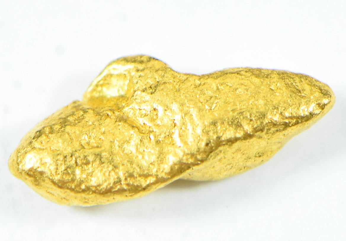 Natural Gold Nugget Australian .14 Gram Genuine