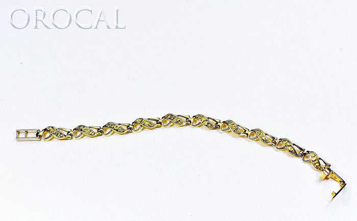 Gold Nugget Bracelet "Orocal" BWB40N9L Genuine Hand Crafted Jewelry - 14K Gold Casting