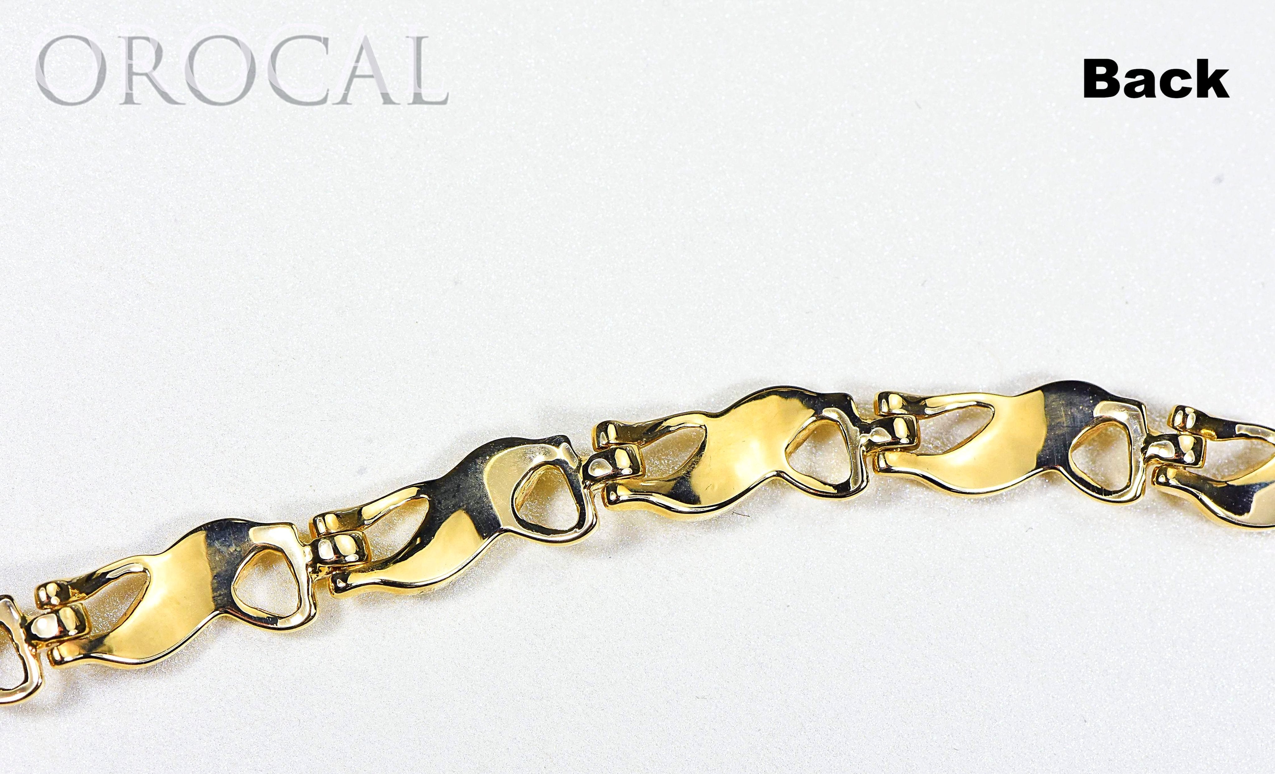 Gold Nugget Bracelet "Orocal" BWB40N9L Genuine Hand Crafted Jewelry - 14K Gold Casting