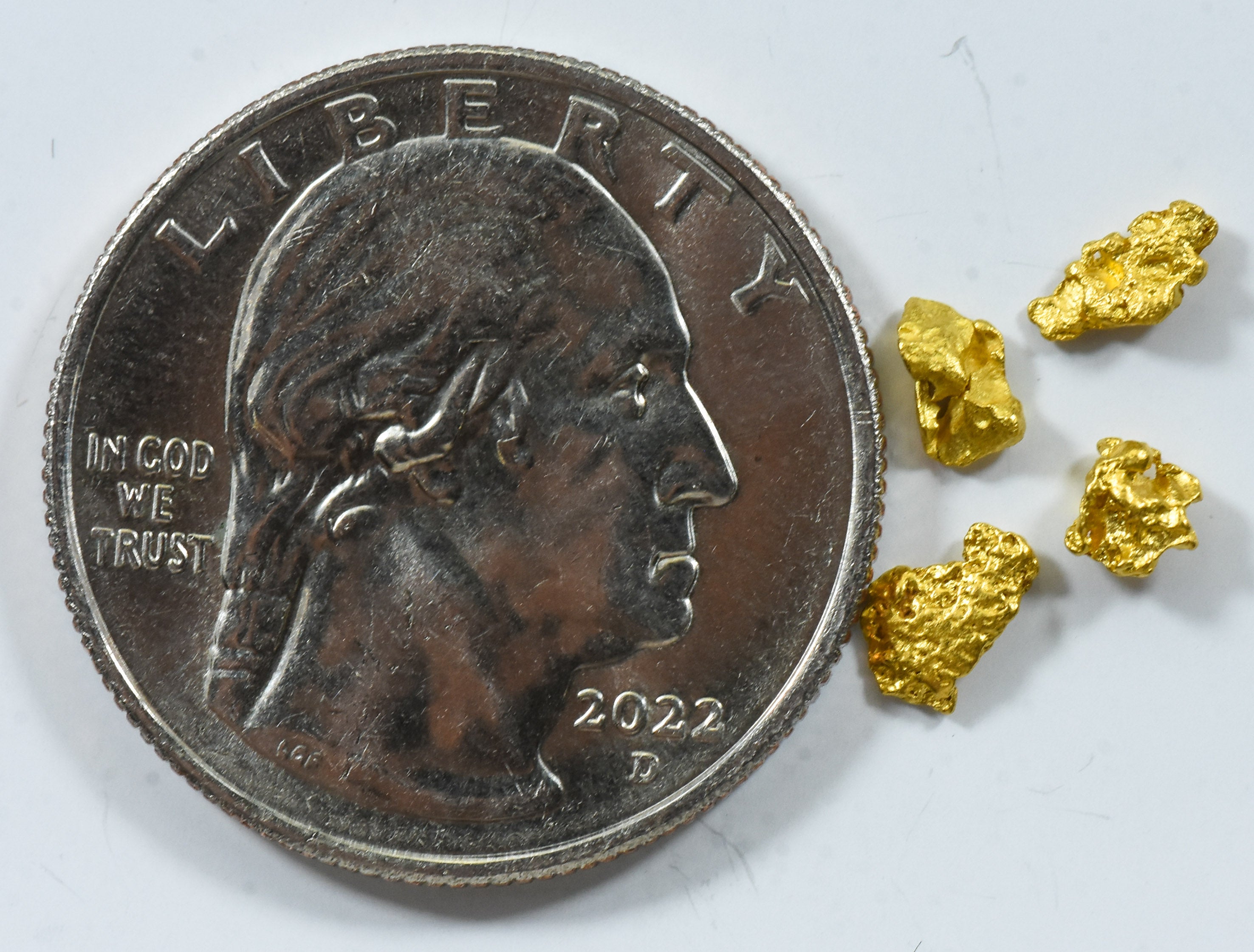 Natural Gold Nugget Australian .19 Gram Genuine