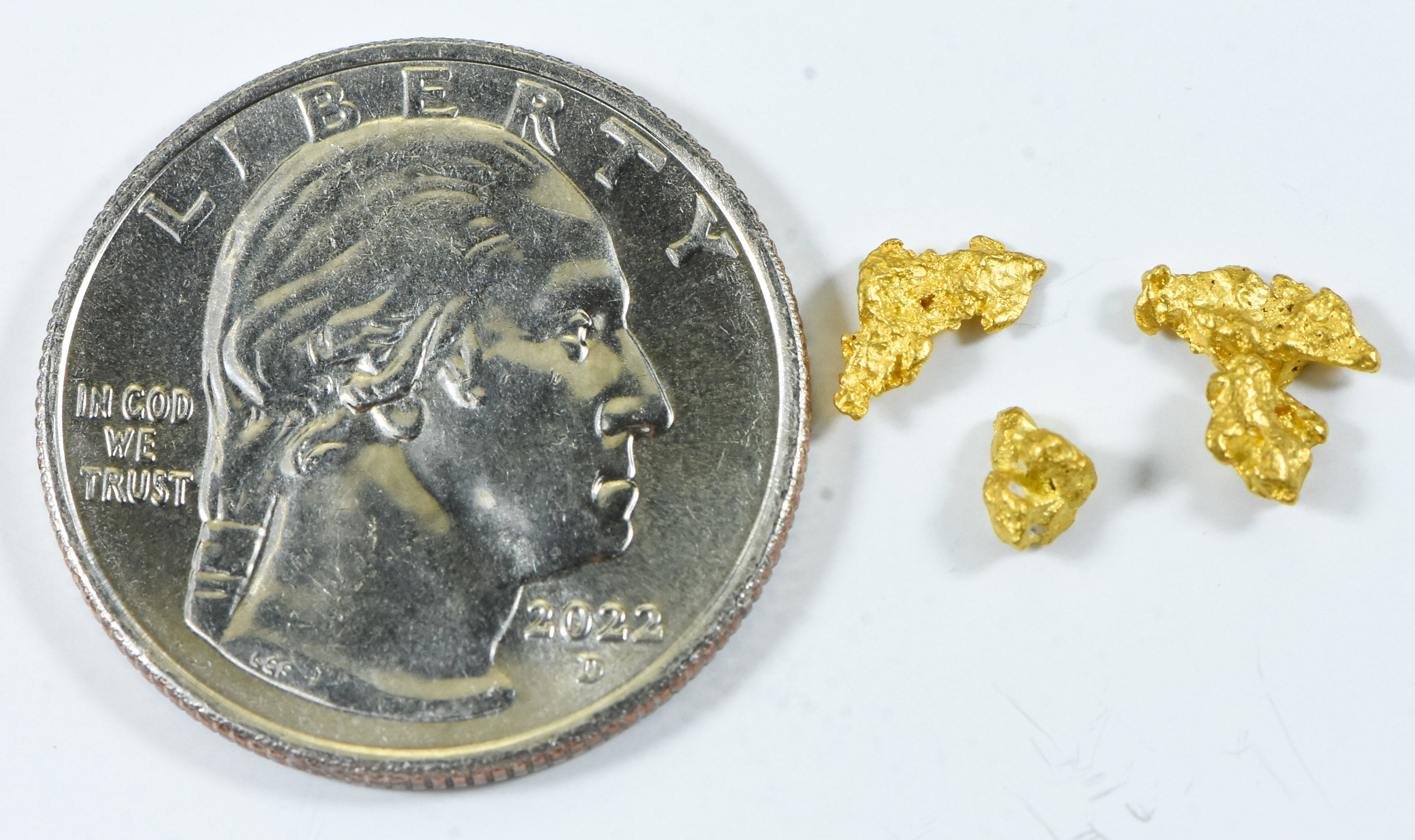 Natural Gold Nugget Australian .26 Gram Genuine