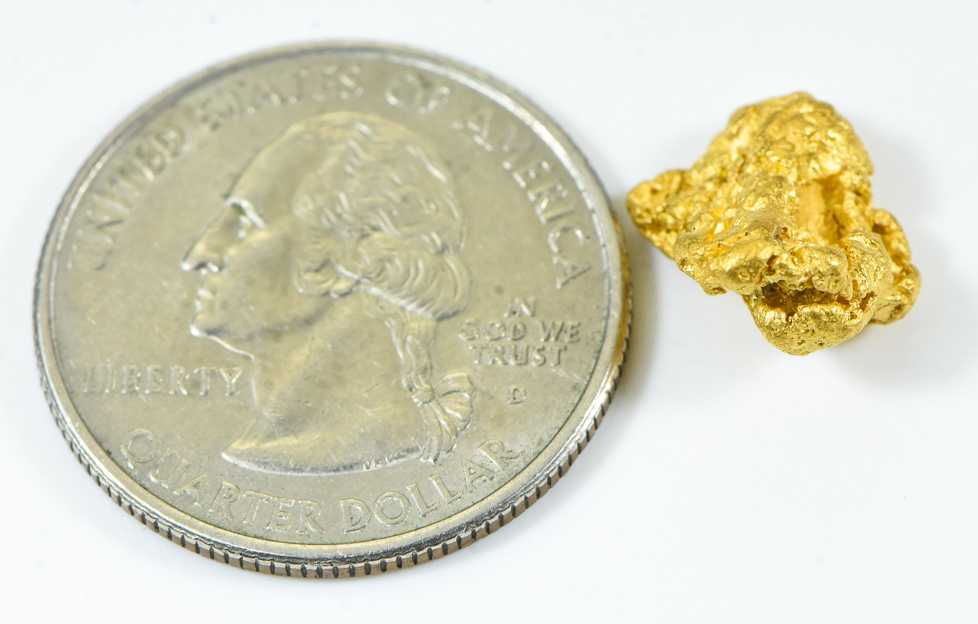 #979 Natural Gold Nugget Australian 4.01 Grams Genuine