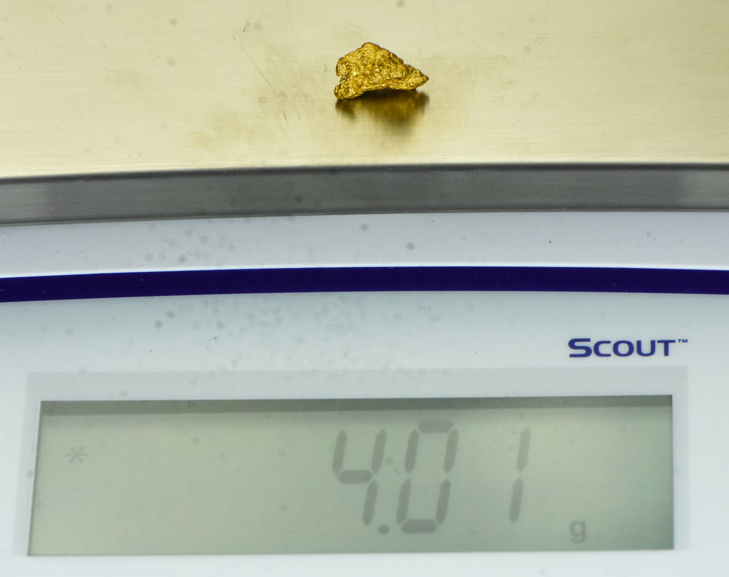 #979 Natural Gold Nugget Australian 4.01 Grams Genuine