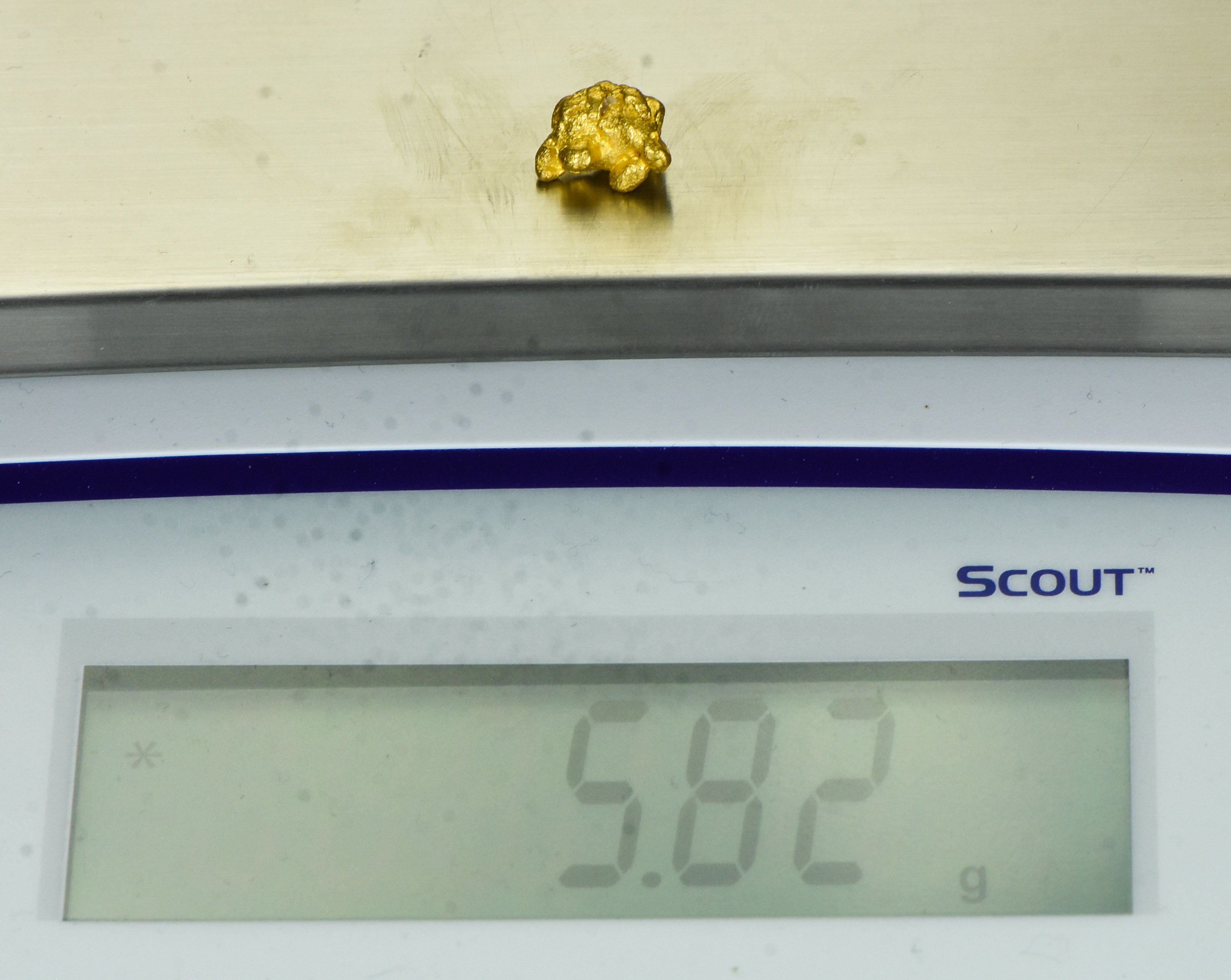 #1091 Natural Gold Nugget Australian 5.82 Grams Genuine