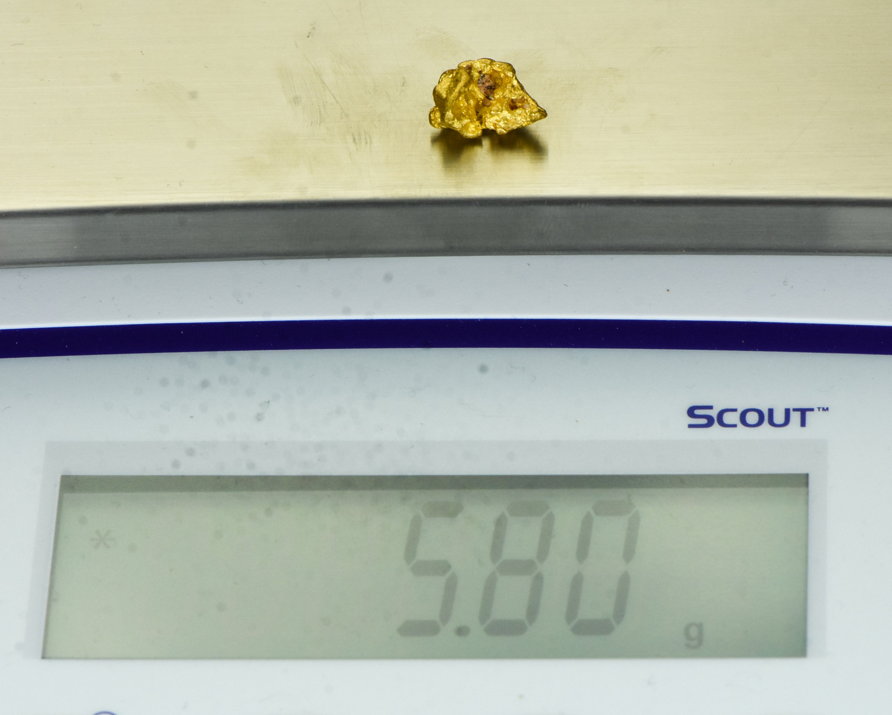 #1092 Natural Gold Nugget Australian 5.80 Grams Genuine