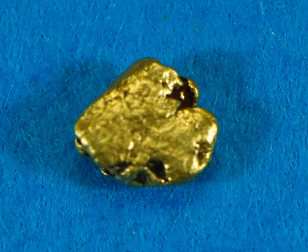 Alaskan-Yukon BC Gold Rush Natural Gold Nugget 0.06 Grams Genuine