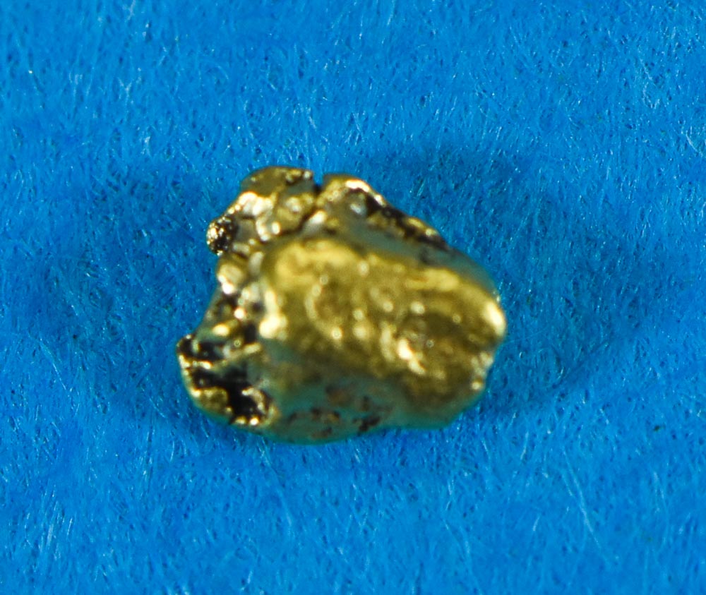 Alaskan-Yukon BC Gold Rush Natural Gold Nugget 0.08 Grams Genuine