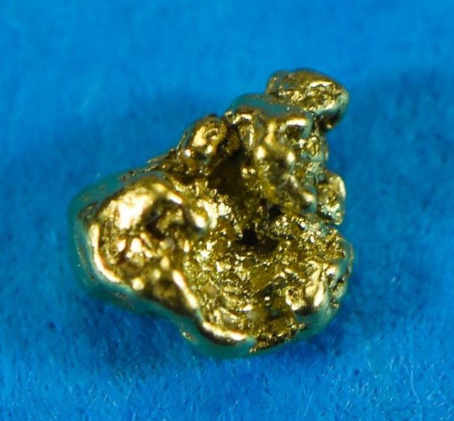 Alaskan-Yukon BC Gold Rush Natural Gold Nugget 0.09 Grams Genuine