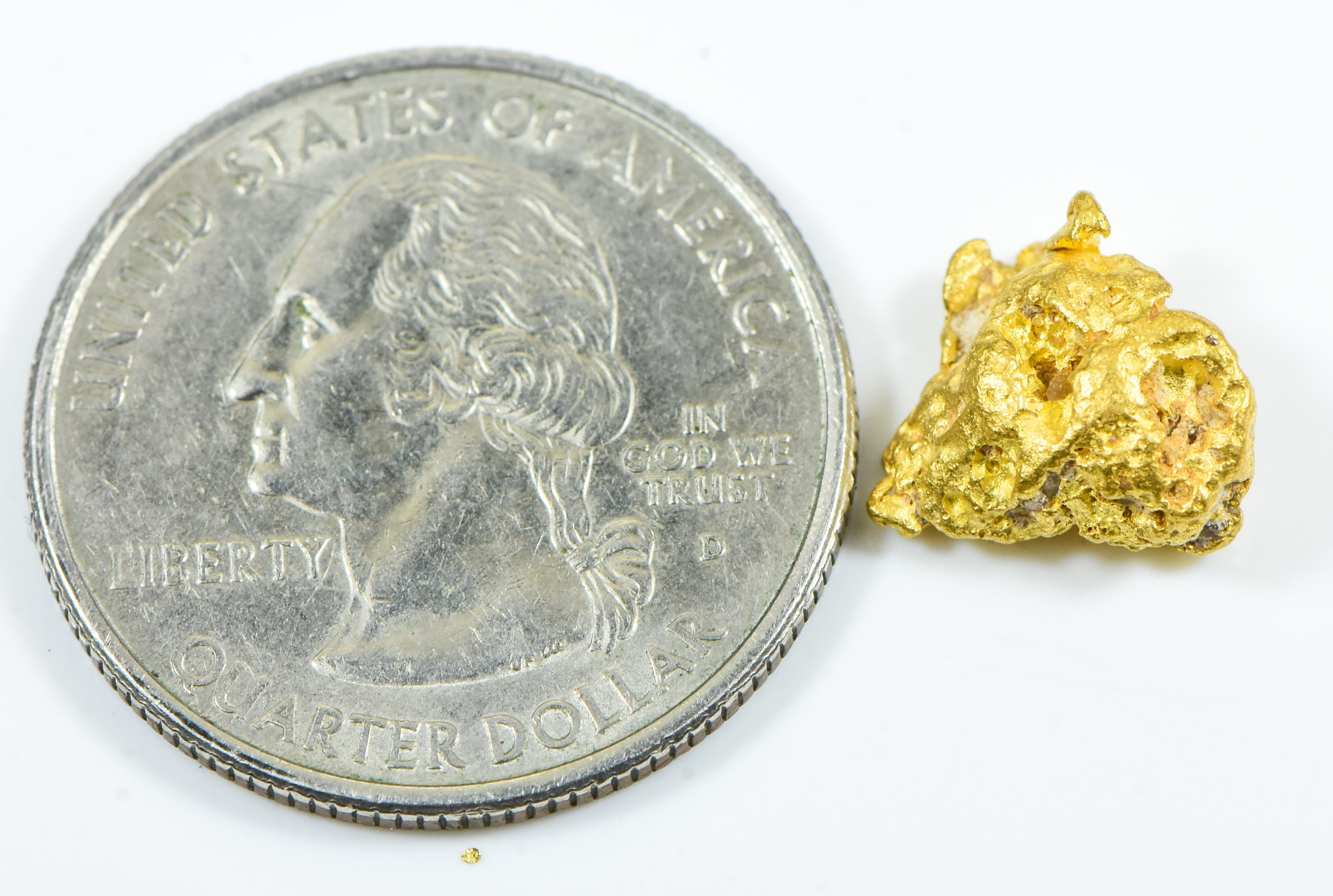 #1033 Natural Gold Nugget Australian 2.87 Grams Genuine