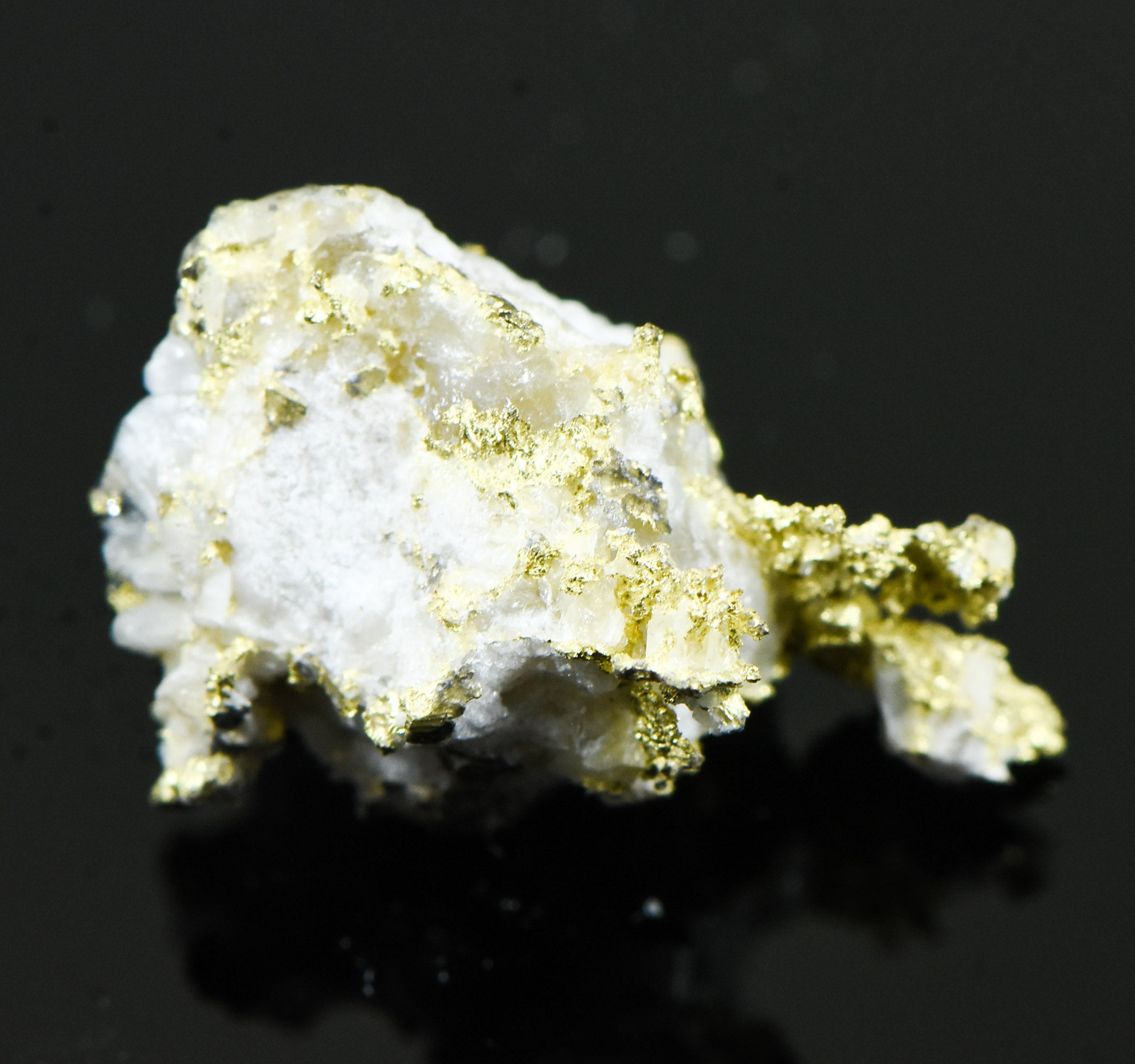 #K7-Crystalline Gold Nugget Specimen 2.57 Grams Kenton Mine Sierra County California Rare
