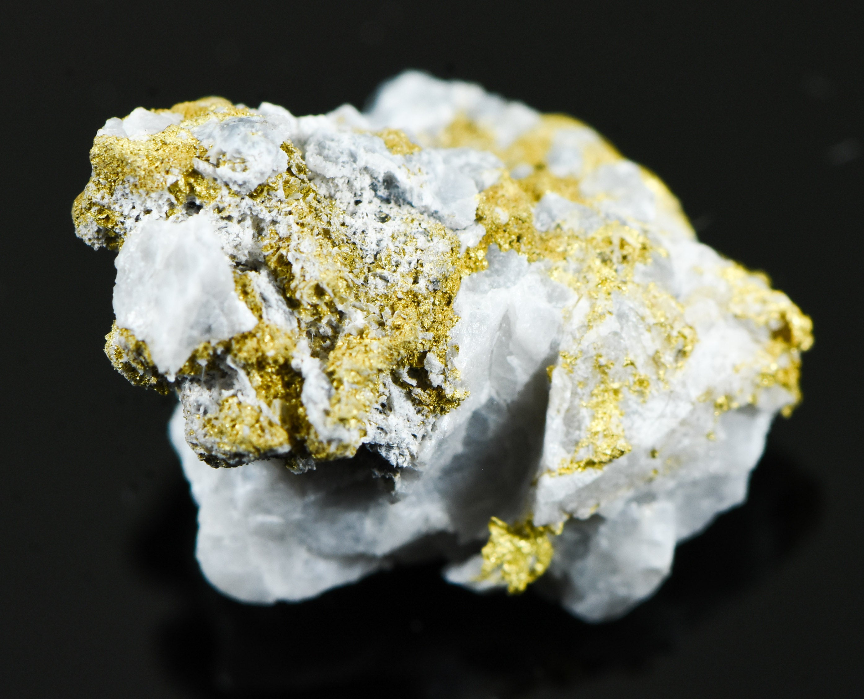 #OM-40 Crystalline Gold Nugget Specimen 3.63 Grams Oriental Mine Sierra County California Rare