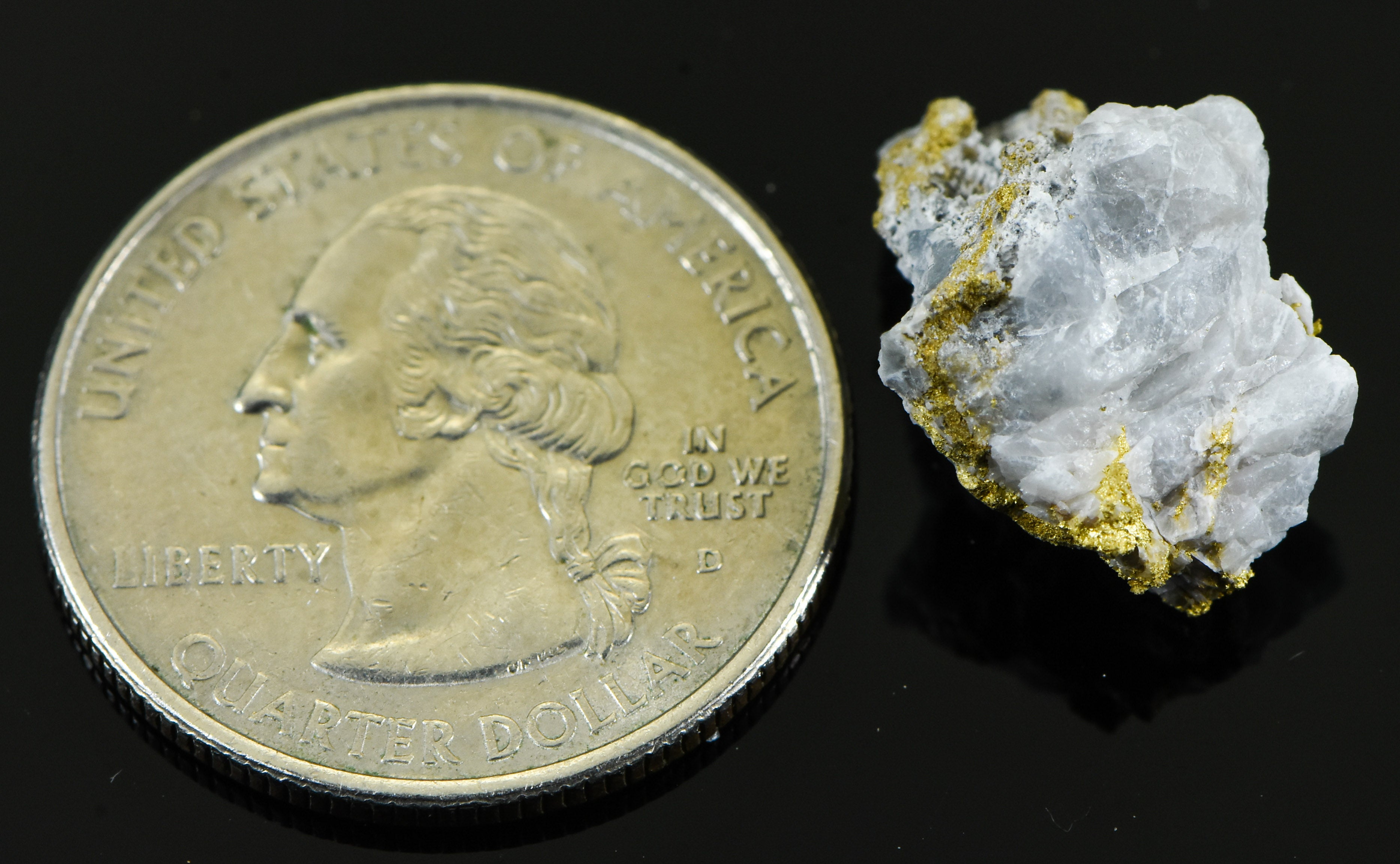 #OM-40 Crystalline Gold Nugget Specimen 3.63 Grams Oriental Mine Sierra County California Rare