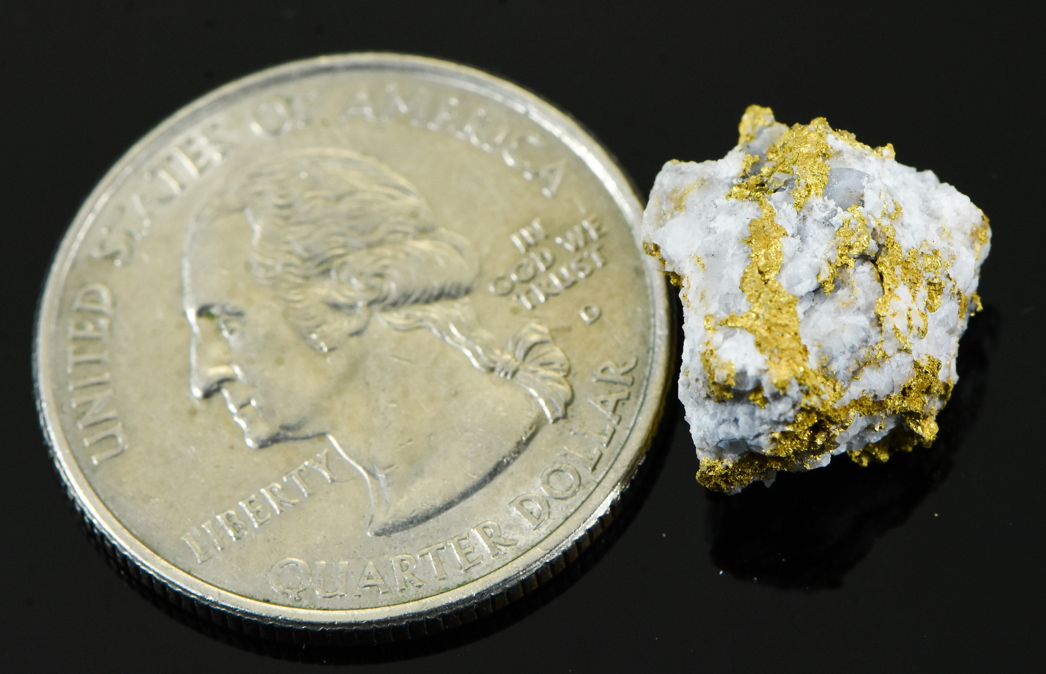 #OM-42 Crystalline Gold Nugget Specimen 4.89 Grams Oriental Mine Sierra County California Rare