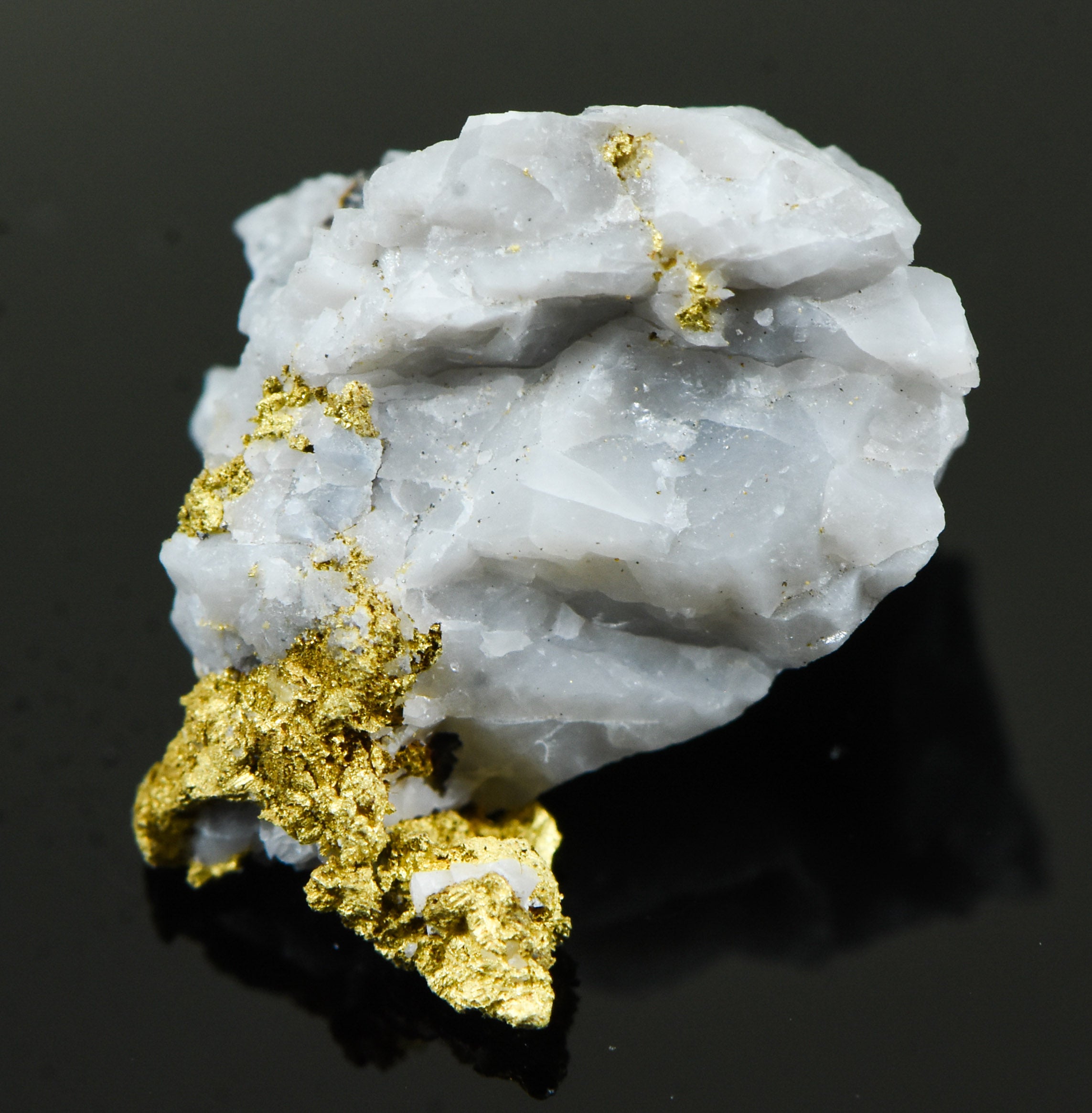 #OM-59 Crystalline Gold Nugget Specimen 2.37 Grams Oriental Mine Sierra County California Rare