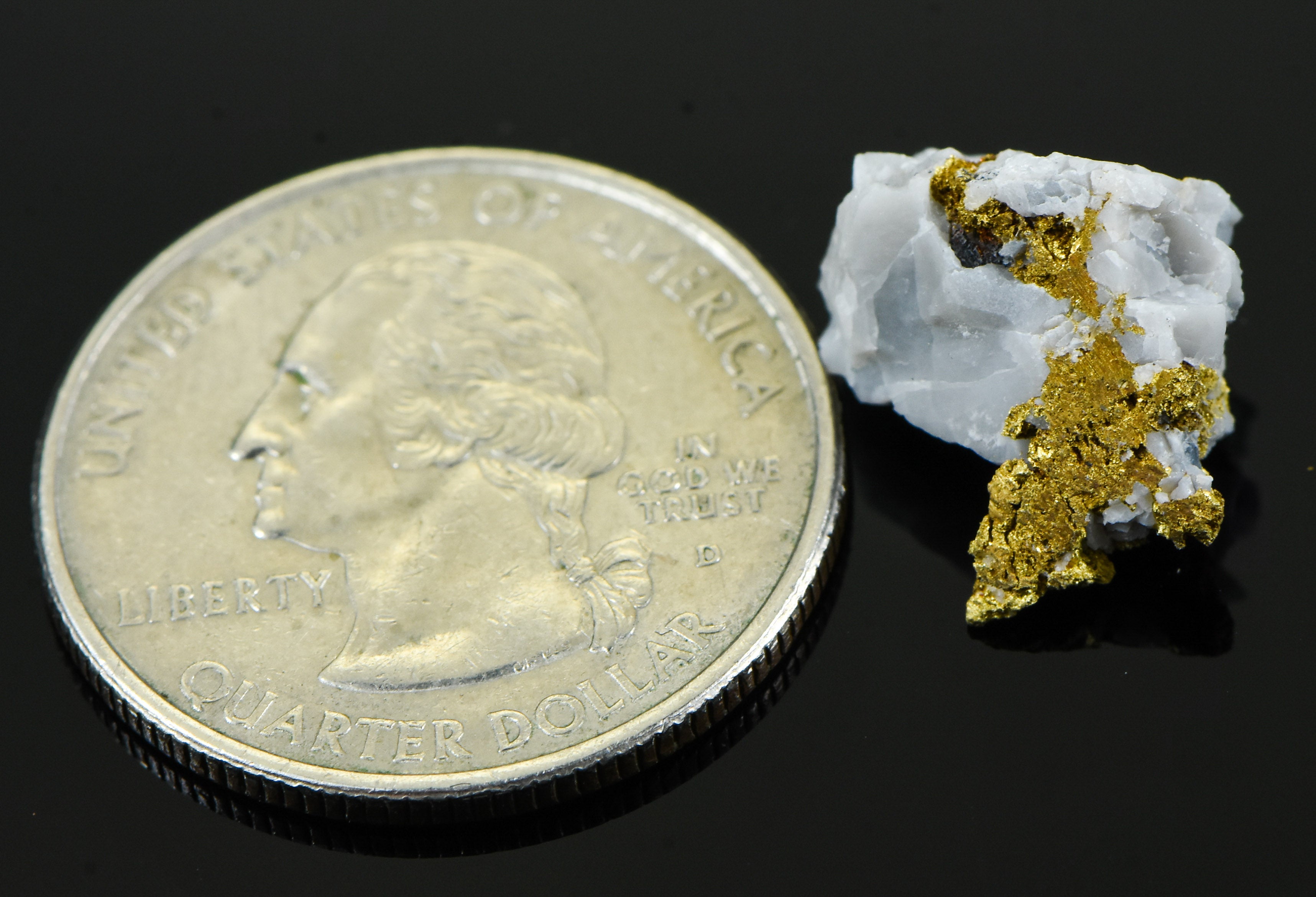 #OM-59 Crystalline Gold Nugget Specimen 2.37 Grams Oriental Mine Sierra County California Rare
