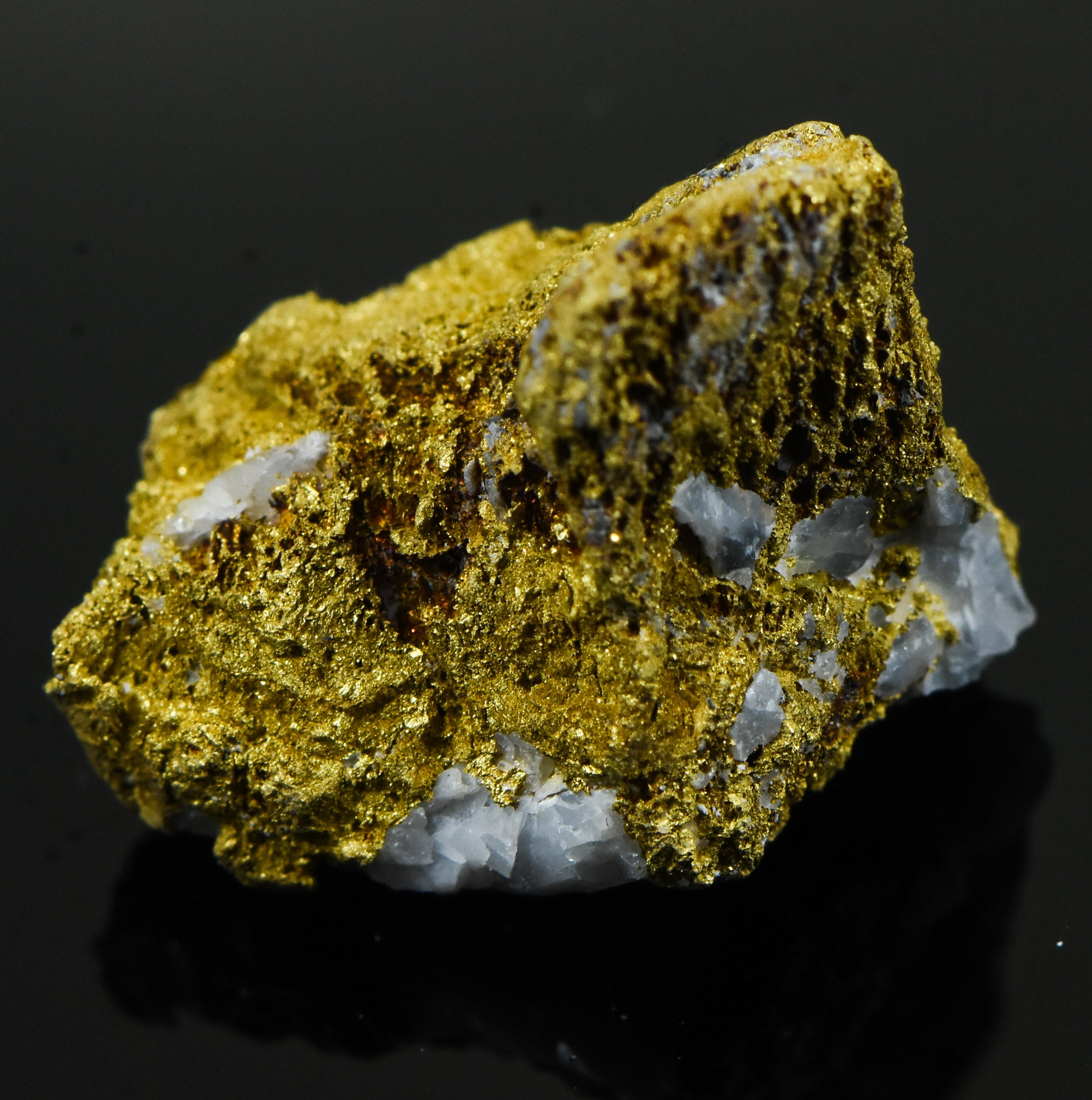 #OM-62 Crystalline Gold Nugget Specimen 8.04 Grams Oriental Mine Sierra County California Rare