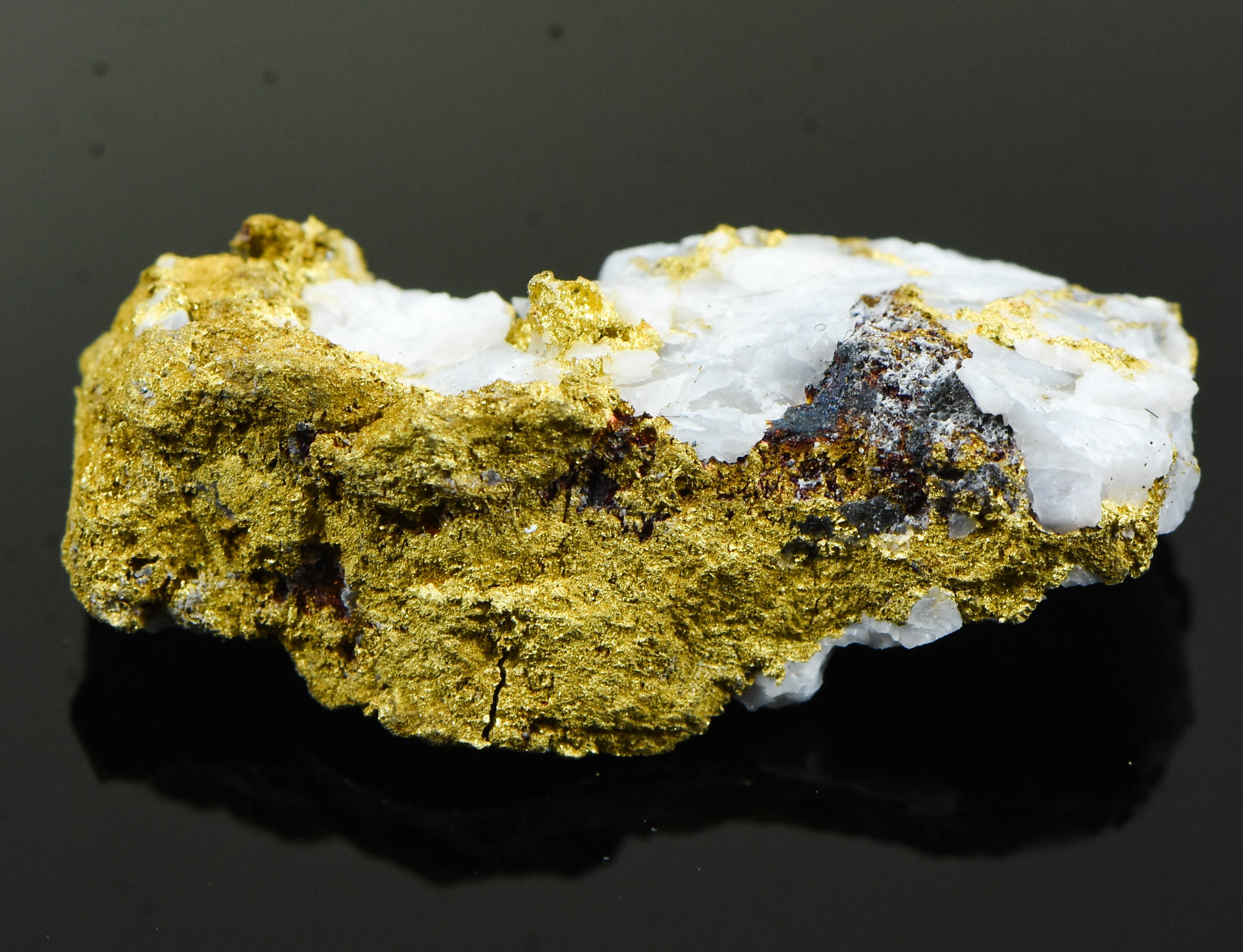 #OM-64 Crystalline Gold Nugget Specimen 5.61 Grams Oriental Mine Sierra County California Rare