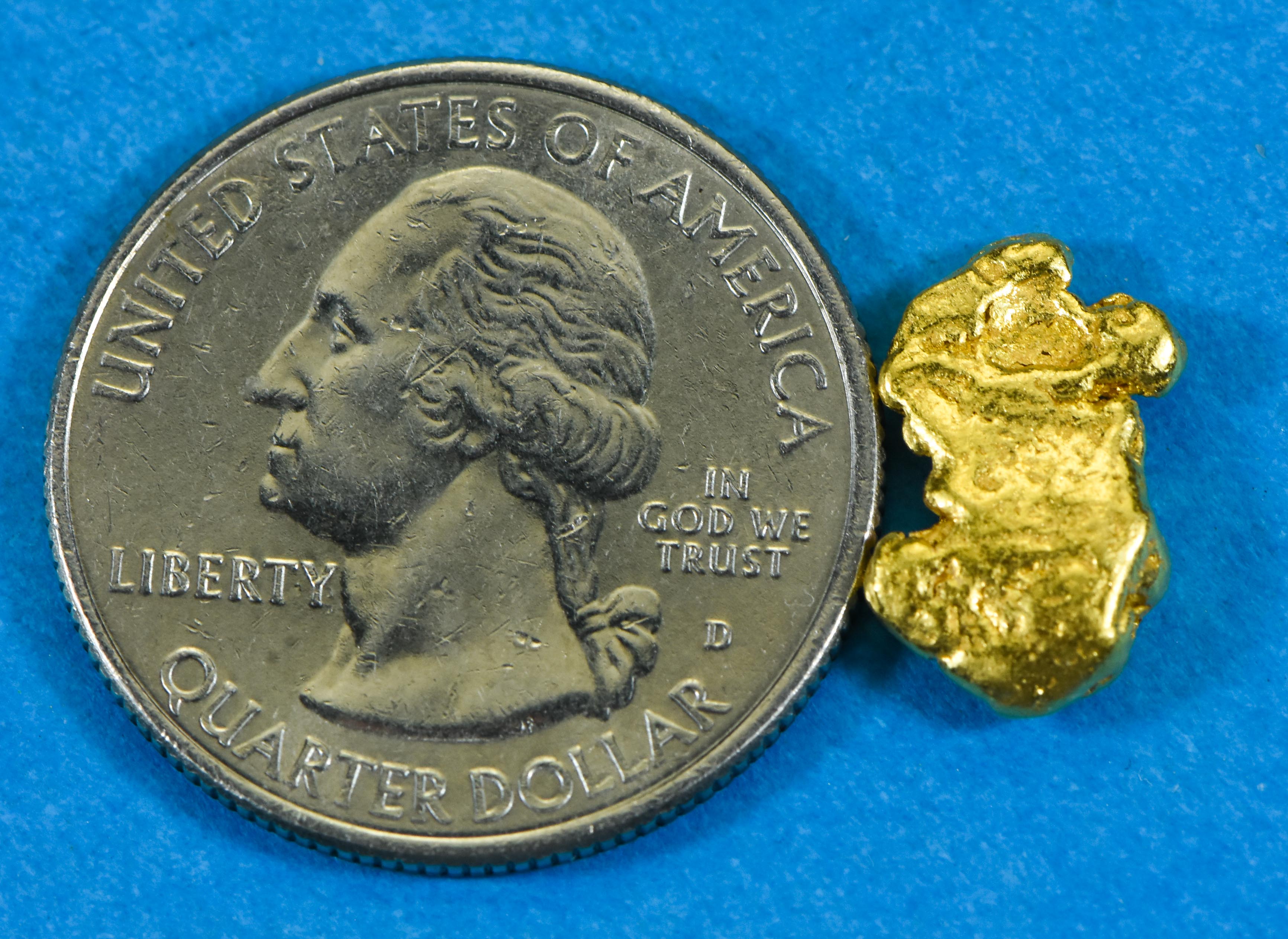 #255 Alaskan BC Natural Gold Nugget 3.19 Grams Genuine
