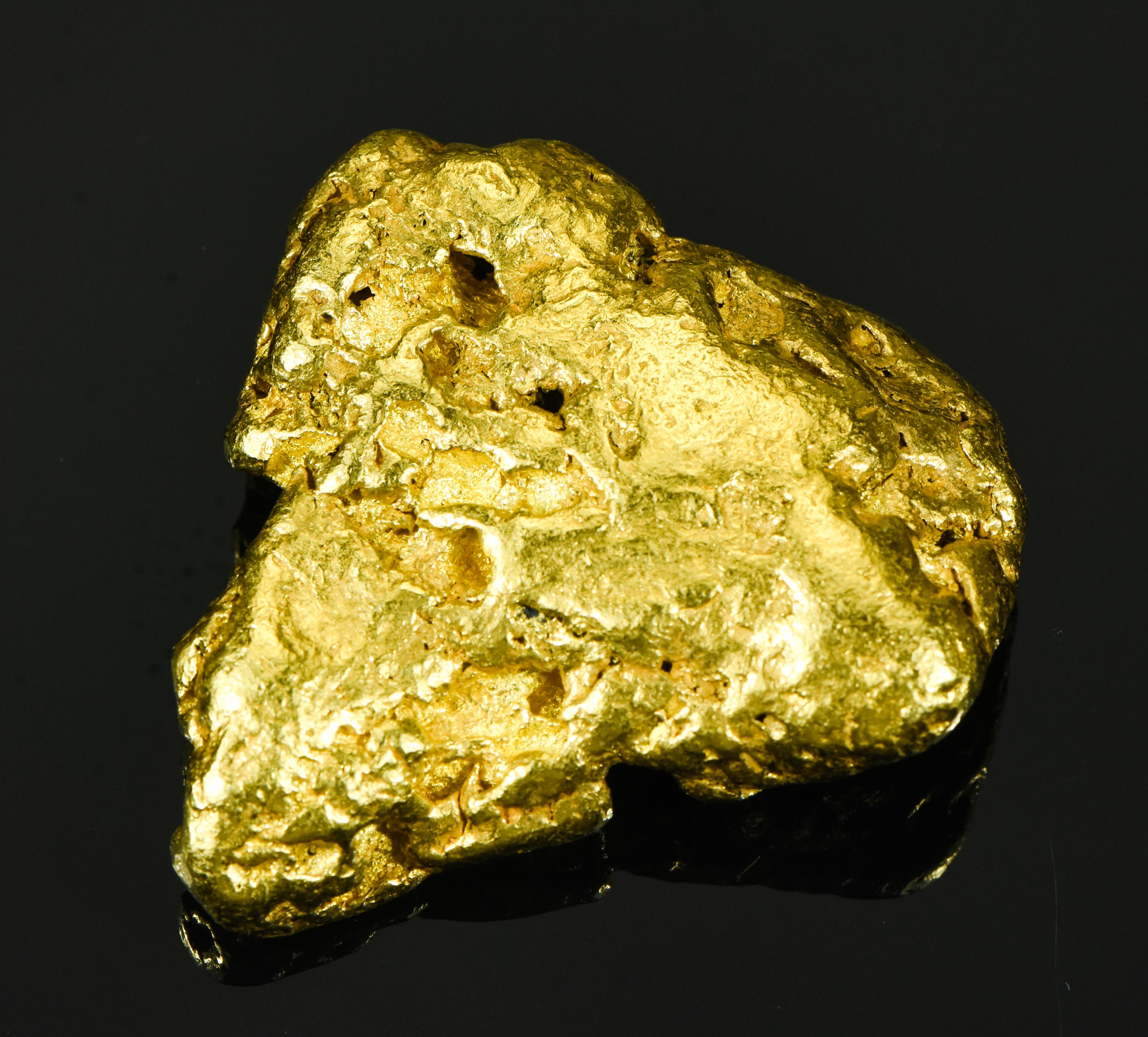 Alaskan BC Natural Gold Nugget  Genuine - 131.89 Grams - 4.24 Troy Ounces